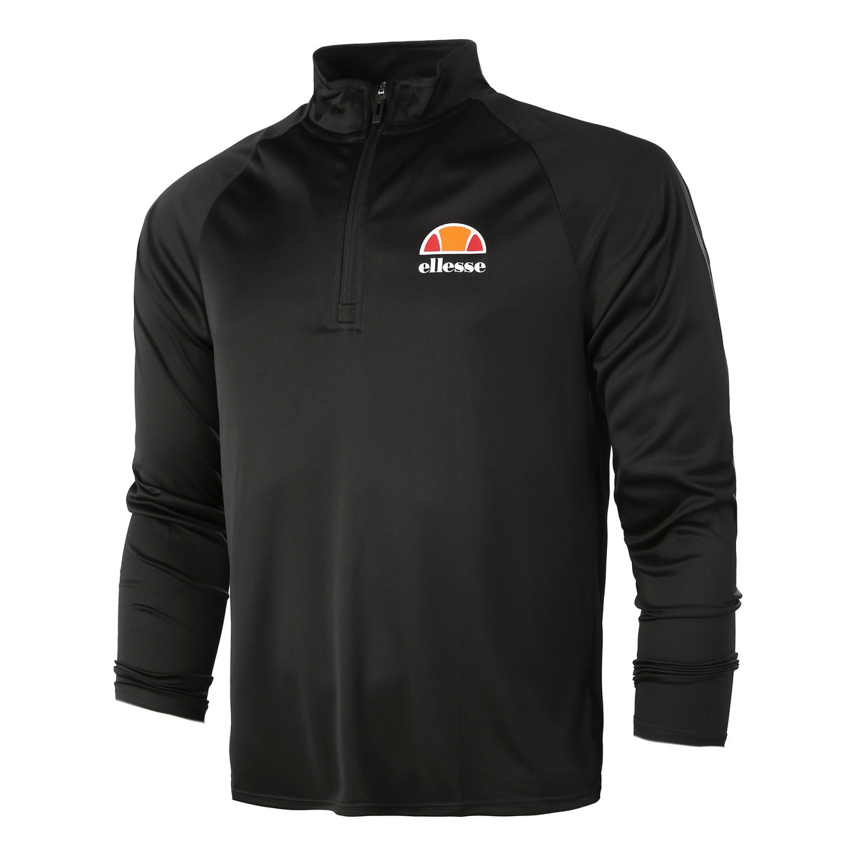 Ellesse Bovaro 1/2 Zip S dlouhým rukávem Muži - černá, Ellesse Bovaro 1/2 Zip S dlouhým rukávem Muži - černá,