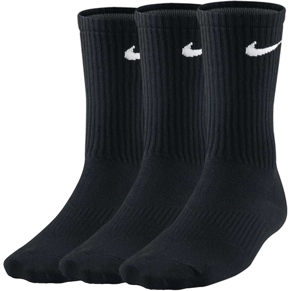 Nike Lightweight Crew Tenisové ponožky 3ks v baleni Unisex - černá, bílá Nike Lightweight Crew Tenisové ponožky 3ks v baleni Unisex - černá, bílá