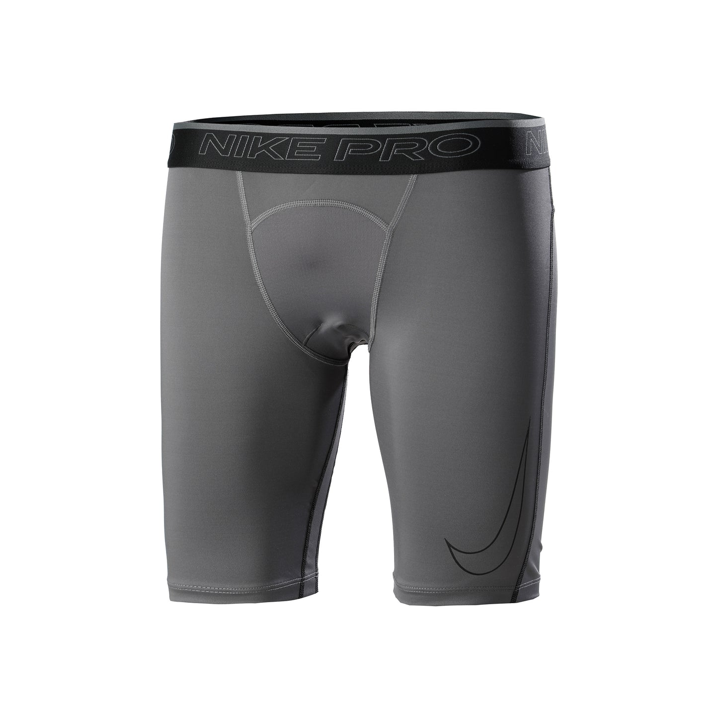 Nike Dri-Fit Long Bežecké pančuchy Muži - šedá, černá Nike Dri-Fit Long Bežecké pančuchy Muži - šedá, černá