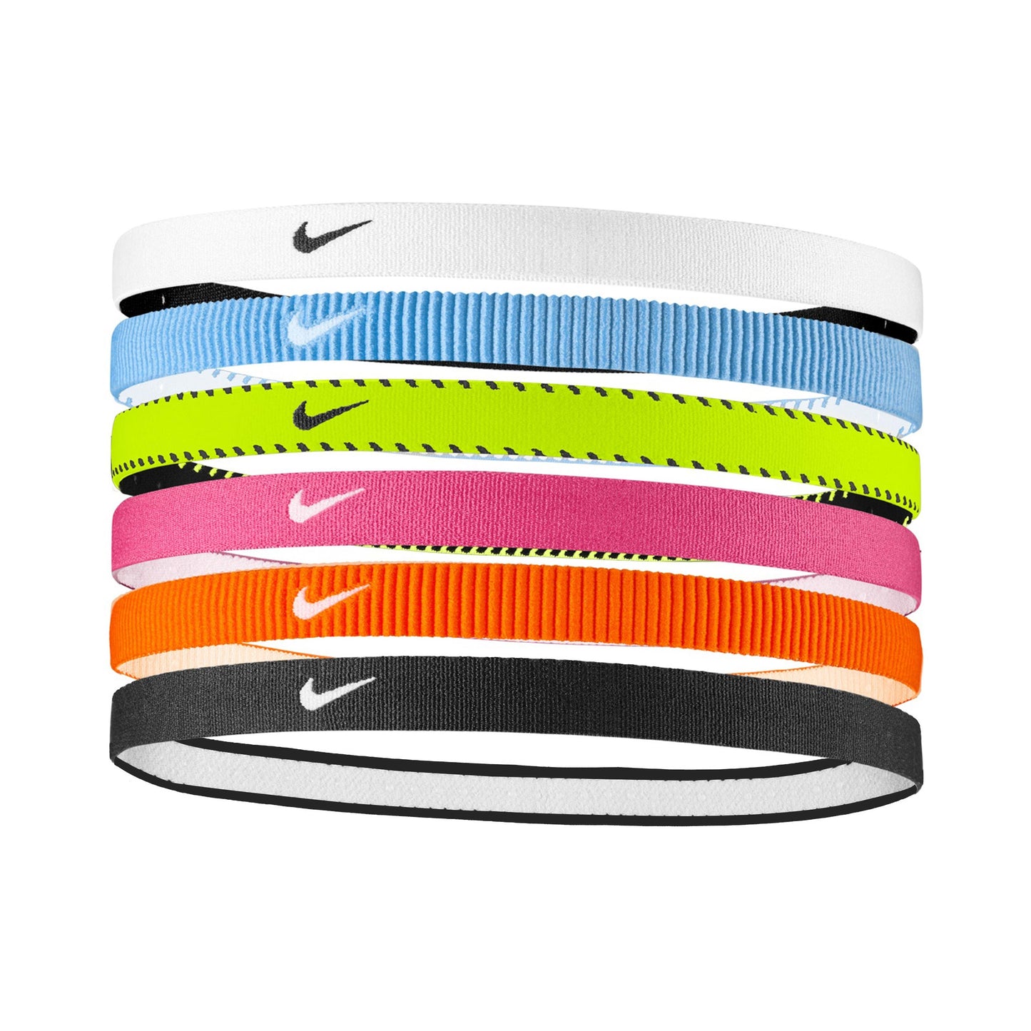 Nike Nike Flex Classic Čelenka 6ks balení Unisex - růžová, bílá Nike Nike Flex Classic Čelenka 6ks balení Unisex - růžová, bílá