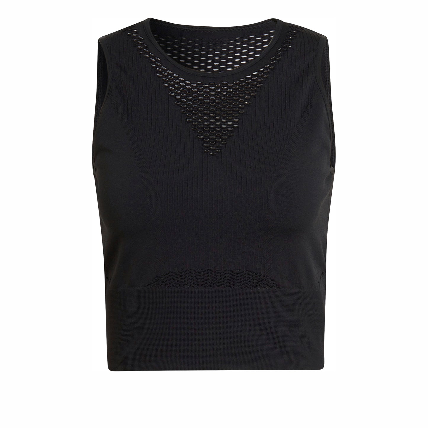 adidas Aeroknit Crop Sportovní tílko Dámy - černá, adidas Aeroknit Crop Sportovní tílko Dámy - černá,