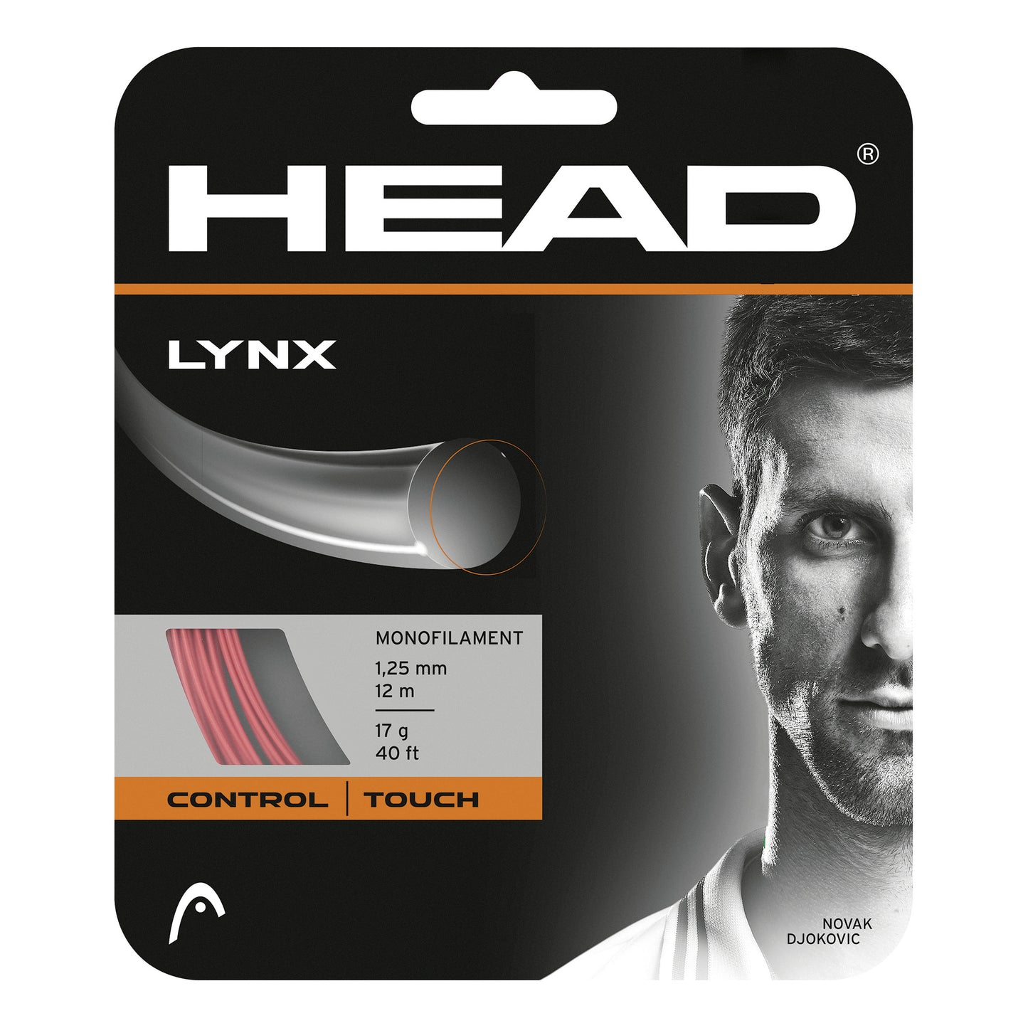 HEAD Lynx Výpletová sada 12m -červená HEAD Lynx Výpletová sada 12m -červená