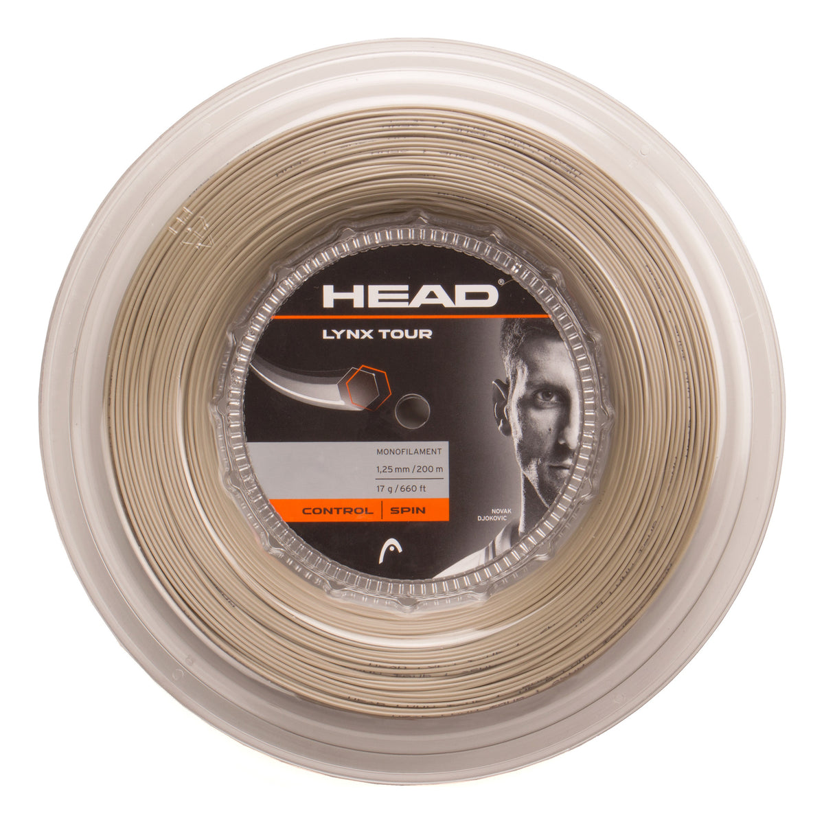 HEAD Lynx Tour Reel Výplet-Role 200m-Přírodní Barvy HEAD Lynx Tour Reel Výplet-Role 200m-Přírodní Barvy