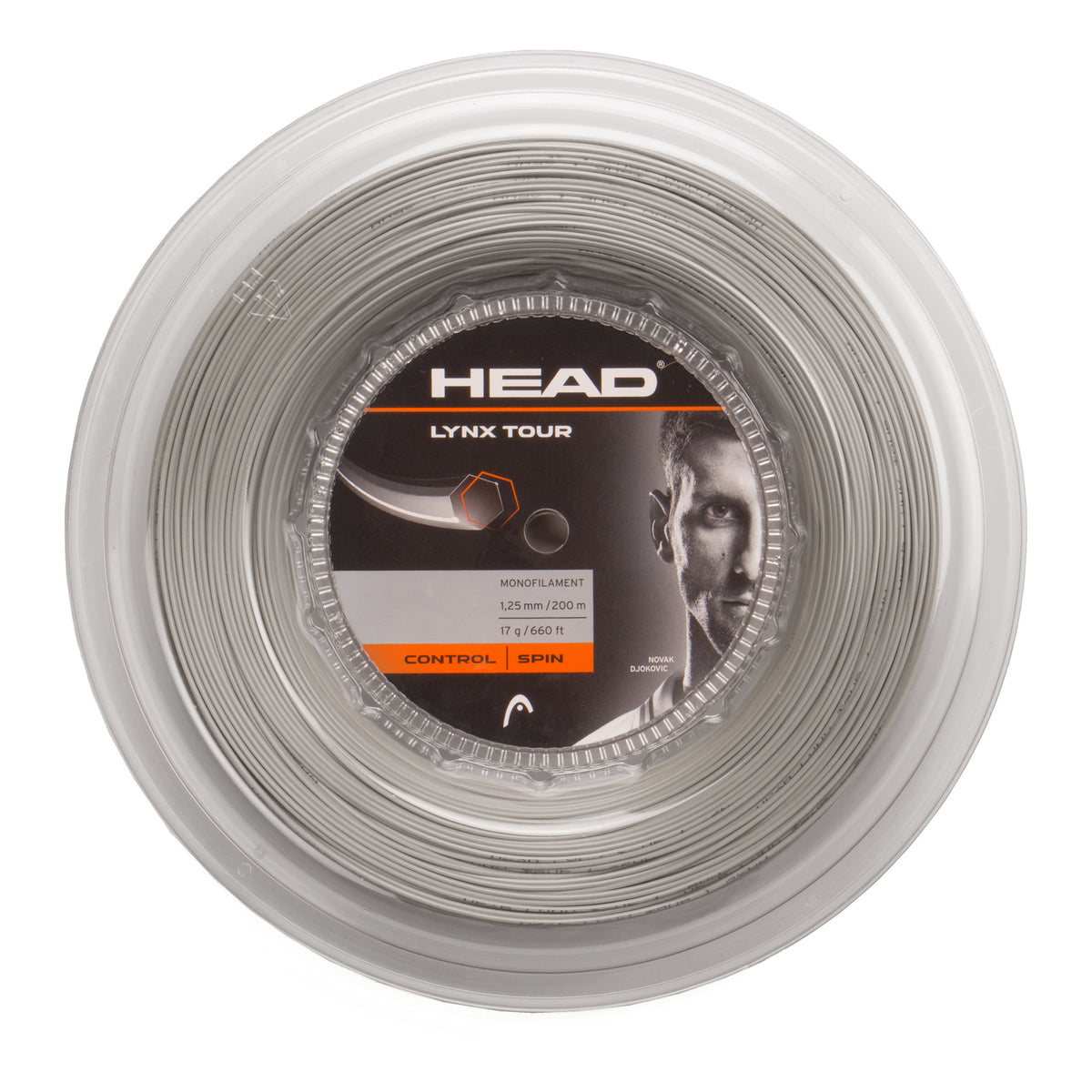 HEAD Lynx Tour Reel Výplet-Role 200m-Šedá HEAD Lynx Tour Reel Výplet-Role 200m-Šedá