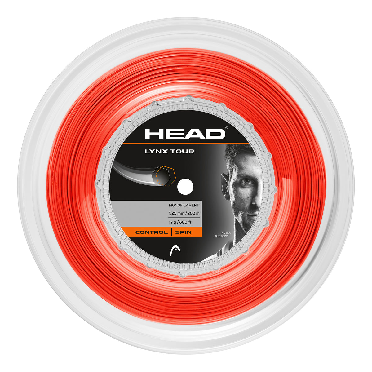 HEAD Lynx Tour Reel Výplet-Role 200m-Oranžová HEAD Lynx Tour Reel Výplet-Role 200m-Oranžová