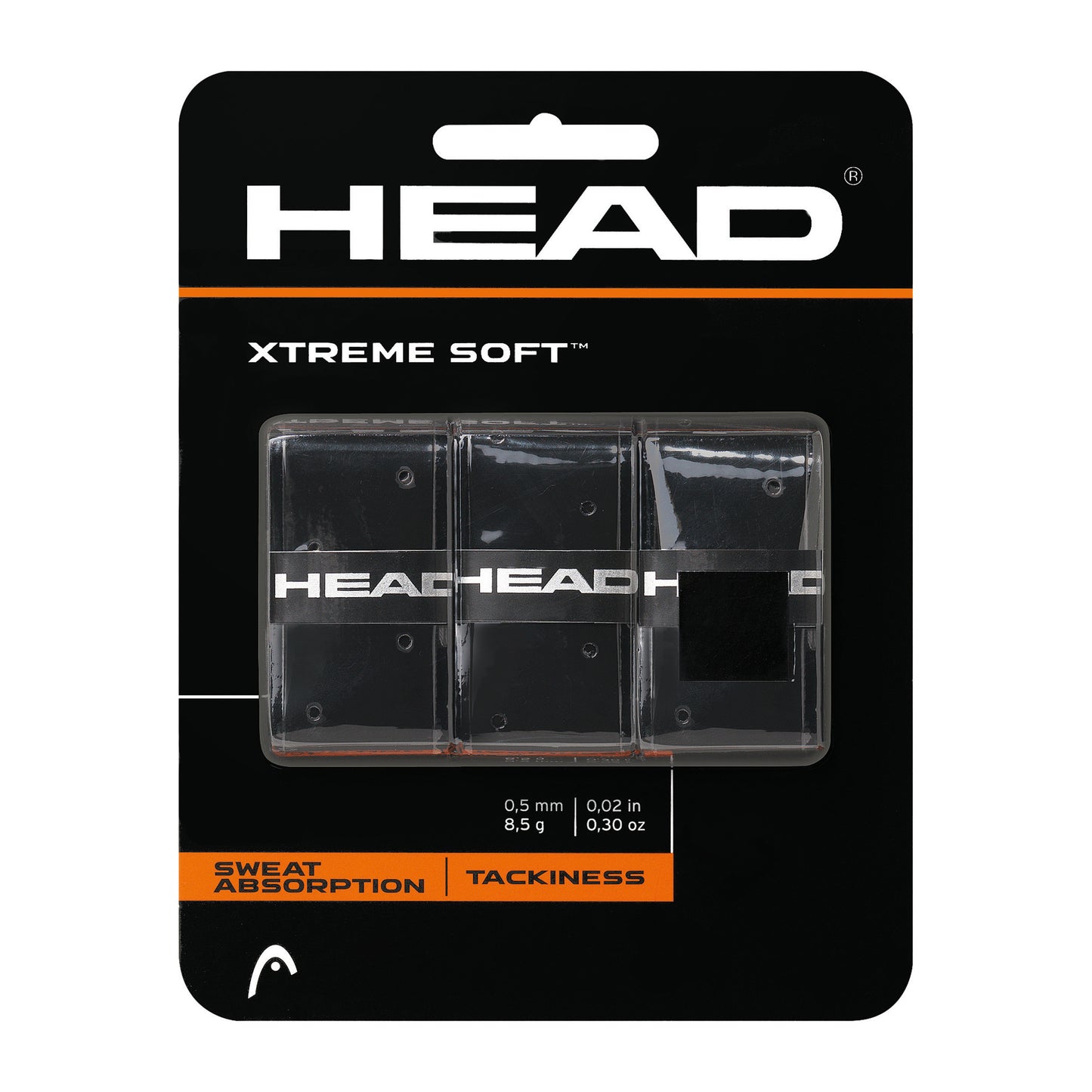 HEAD Xtreme Soft 3ks v baleni - černá HEAD Xtreme Soft 3ks v baleni - černá