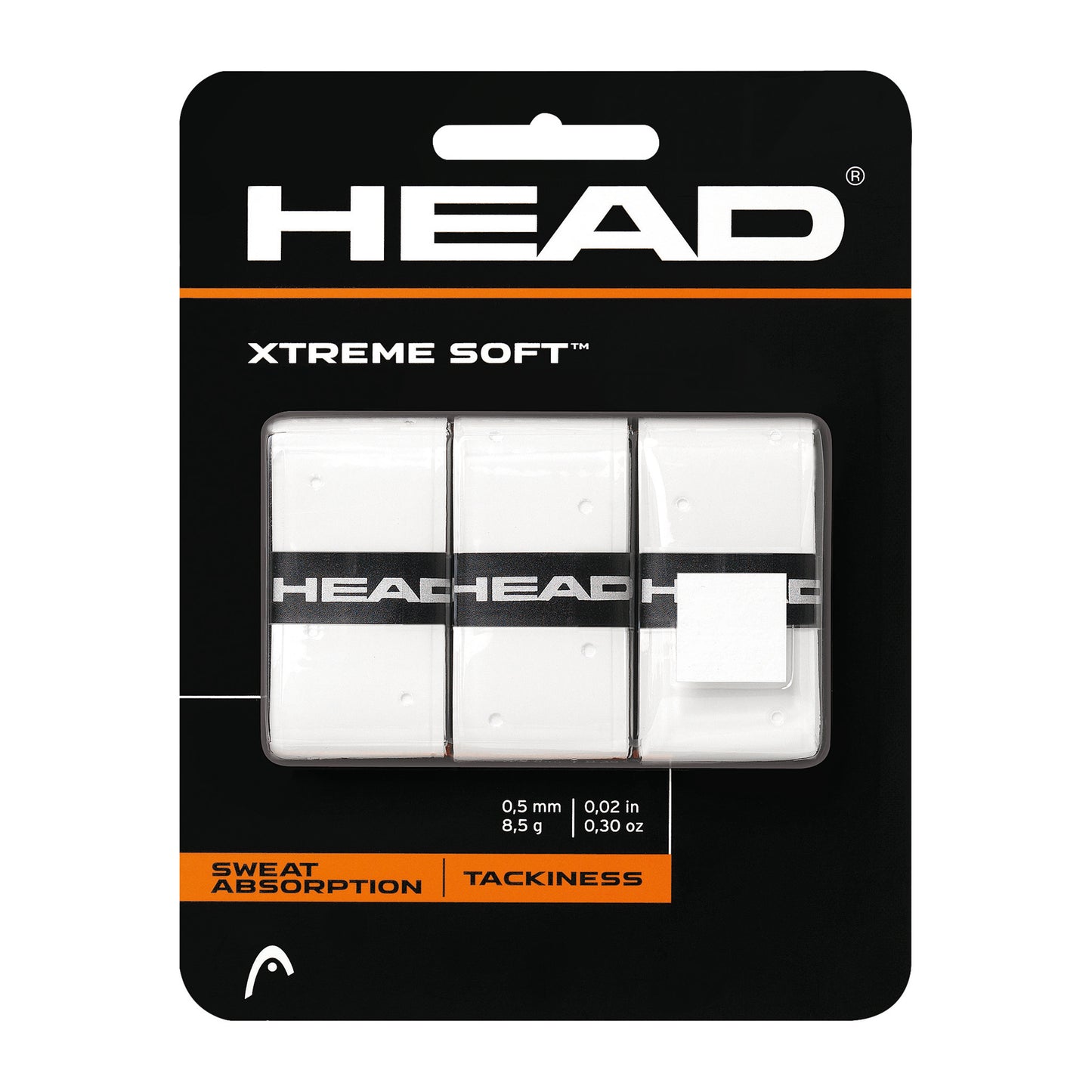 HEAD Xtreme Soft 3ks v baleni - bílá HEAD Xtreme Soft 3ks v baleni - bílá