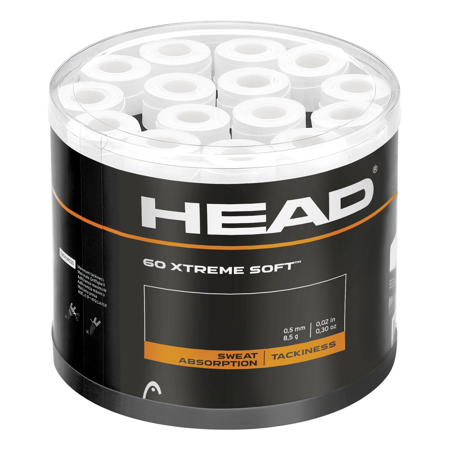 HEAD Xtreme Soft 60ks balení - bílá HEAD Xtreme Soft 60ks balení - bílá