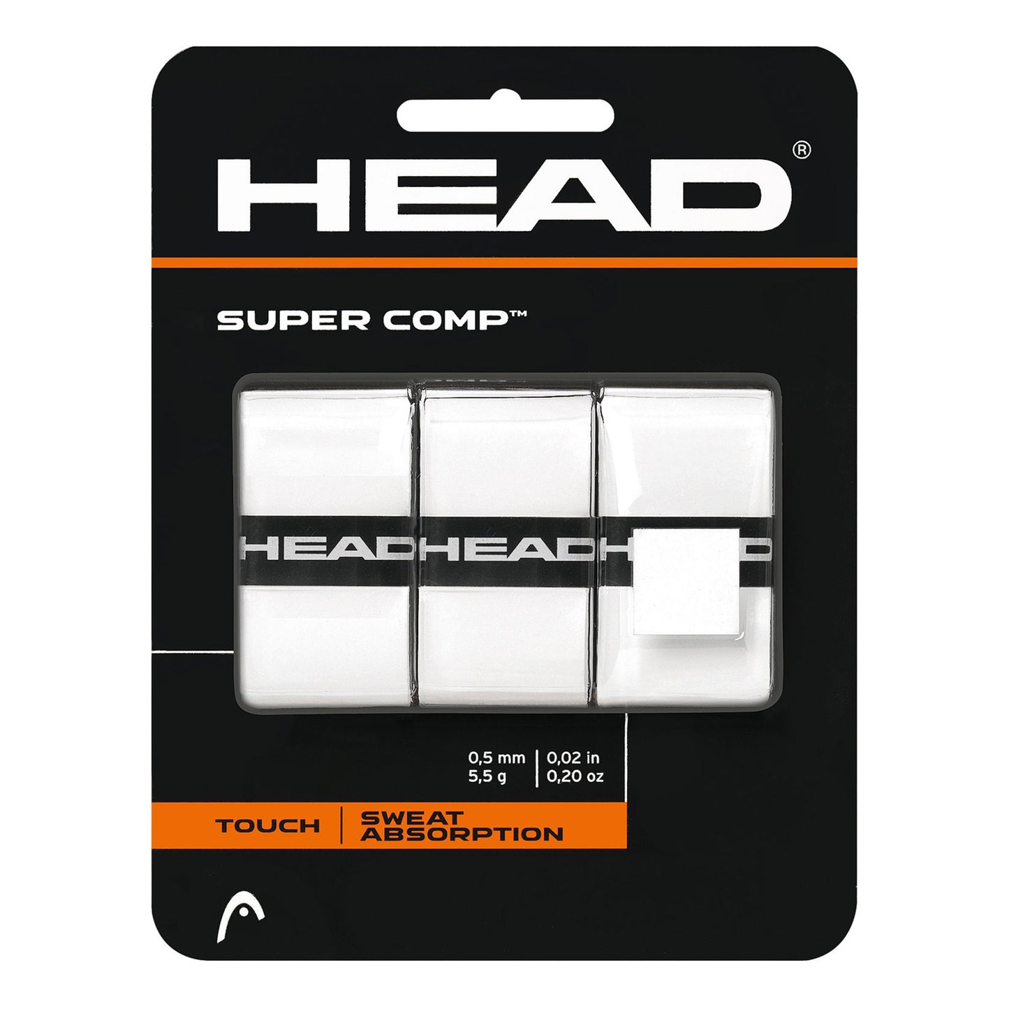 HEAD Super Comp 3ks v baleni - bílá HEAD Super Comp 3ks v baleni - bílá