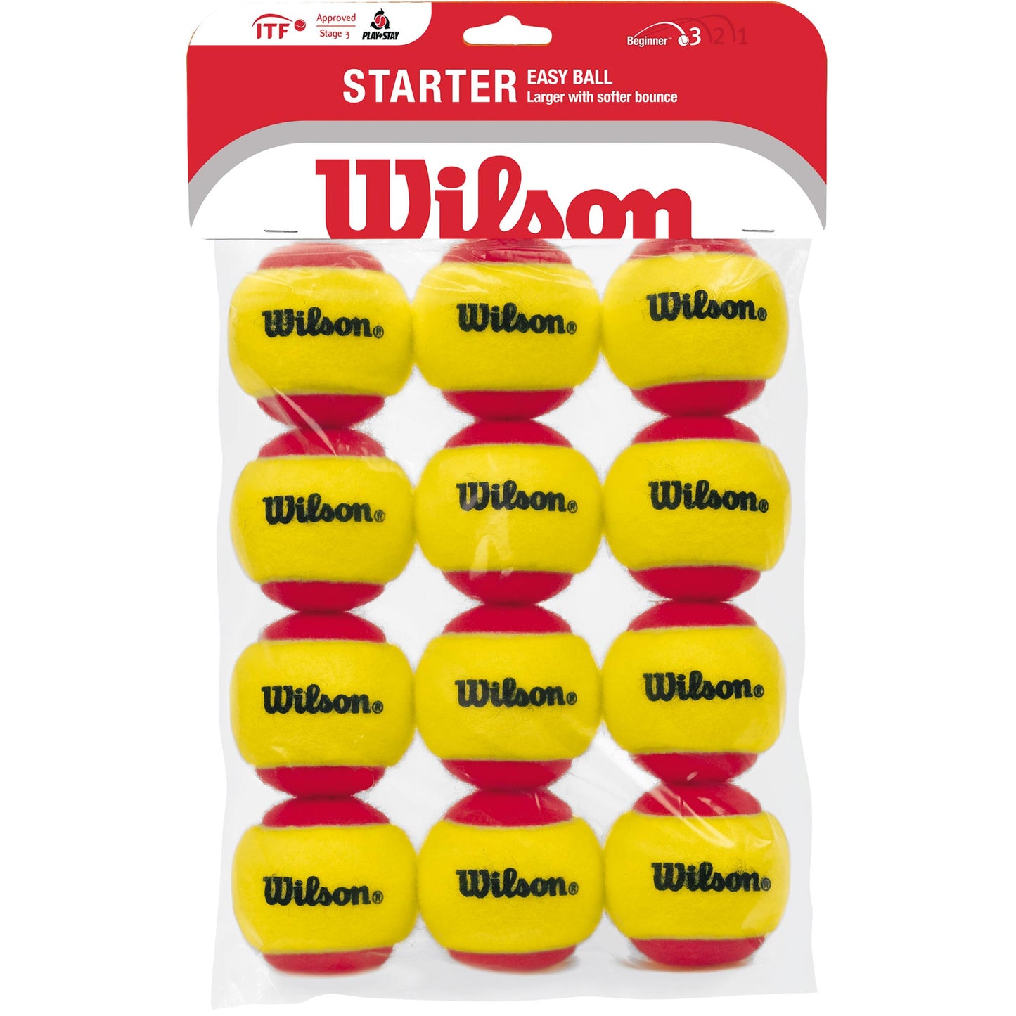 Wilson Starter Red (Stage 3) 12ks V Balíčku Wilson Starter Red (Stage 3) 12ks V Balíčku