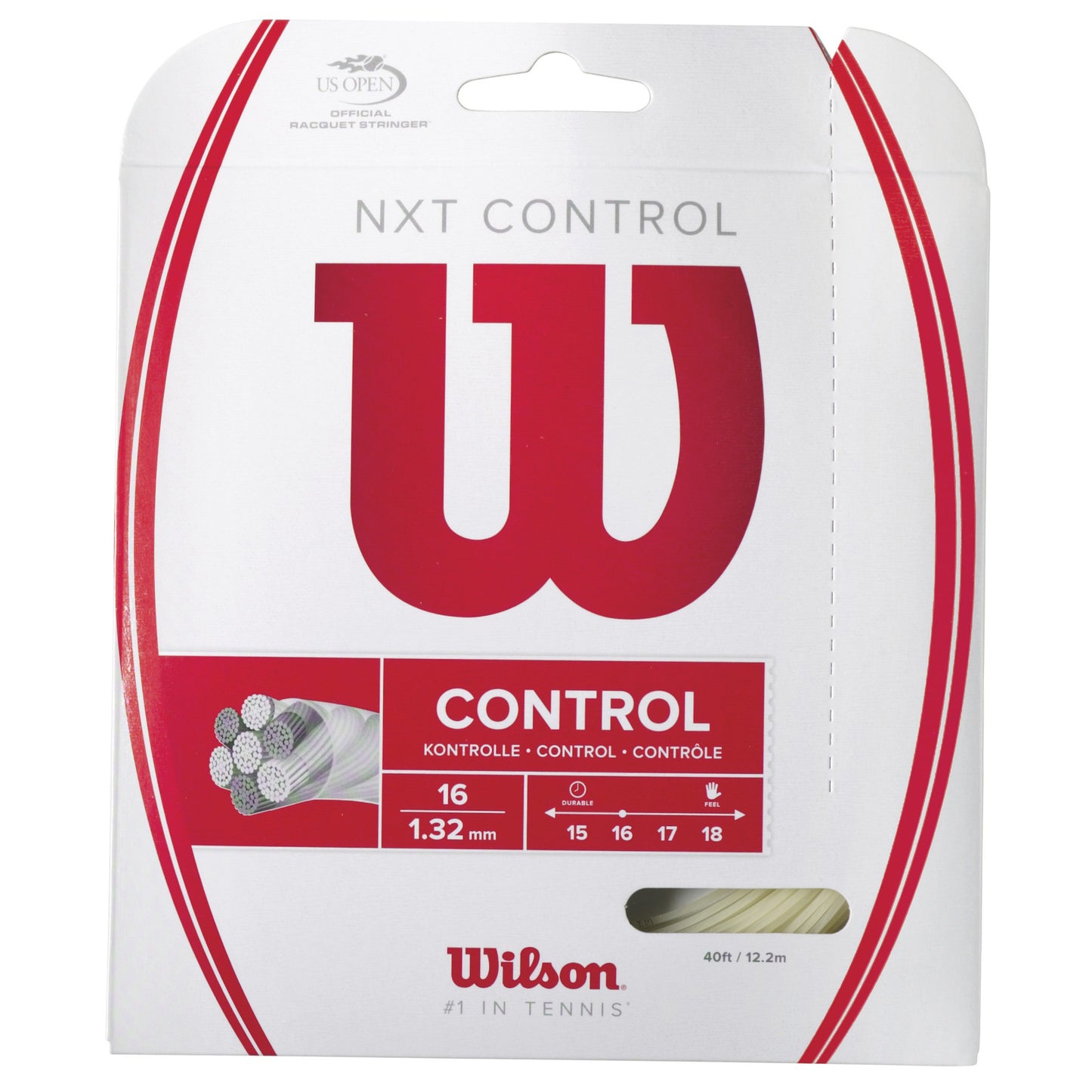 Wilson NXT Control Výpletová Sada 12,2m - Přírodní Barvy Wilson NXT Control Výpletová Sada 12,2m - Přírodní Barvy
