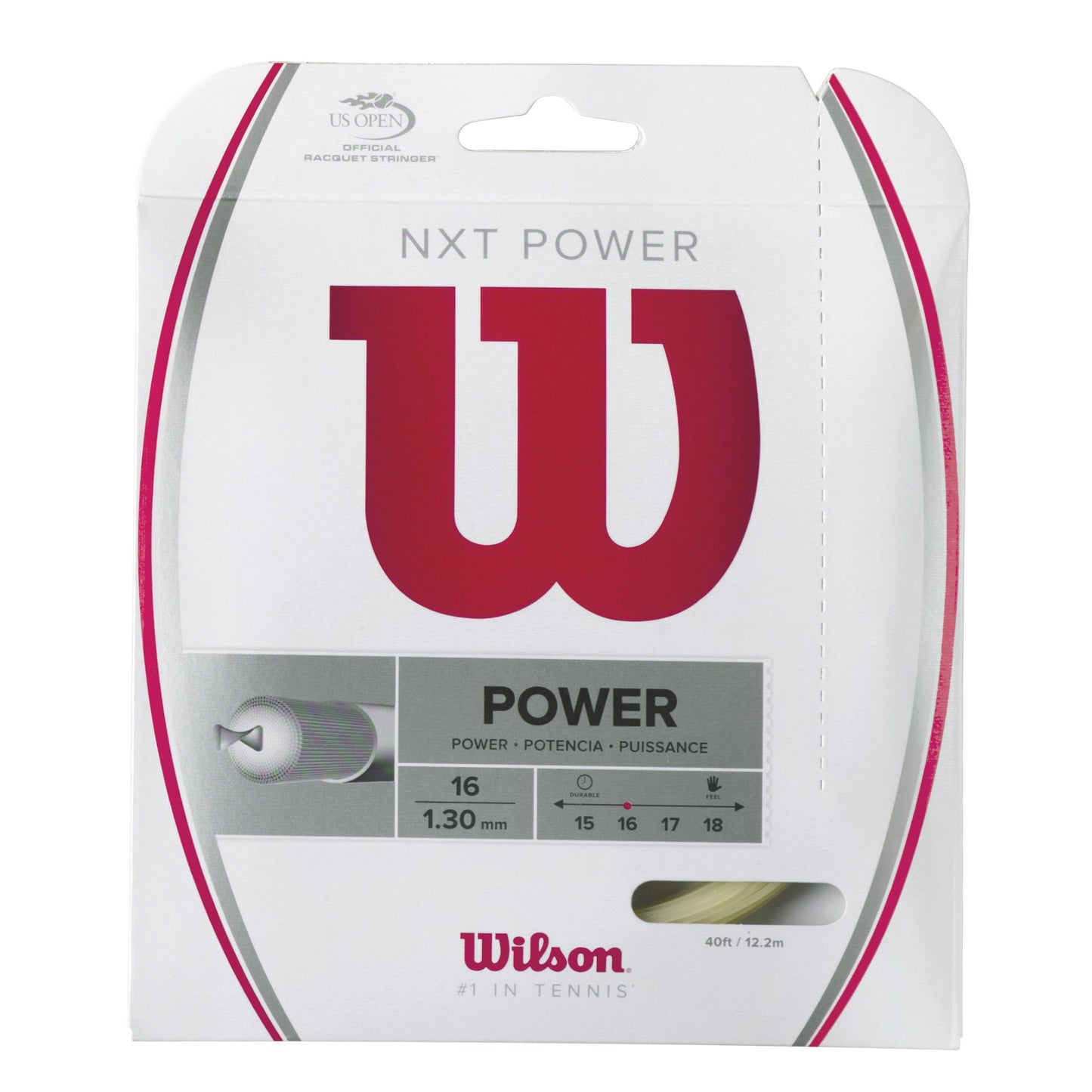 Wilson NXT Power Výpletová Sada 12,2m-Přírodní Barvy Wilson NXT Power Výpletová Sada 12,2m-Přírodní Barvy
