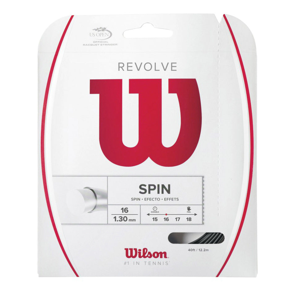 Wilson Revolve Výpletová Sada 12,2m-Černá Wilson Revolve Výpletová Sada 12,2m-Černá