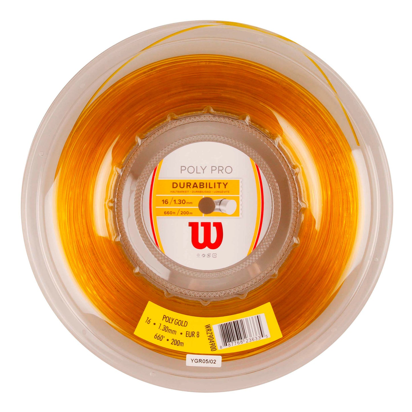 Wilson Poly Výplet-Role 200m-Zlatá Wilson Poly Výplet-Role 200m-Zlatá