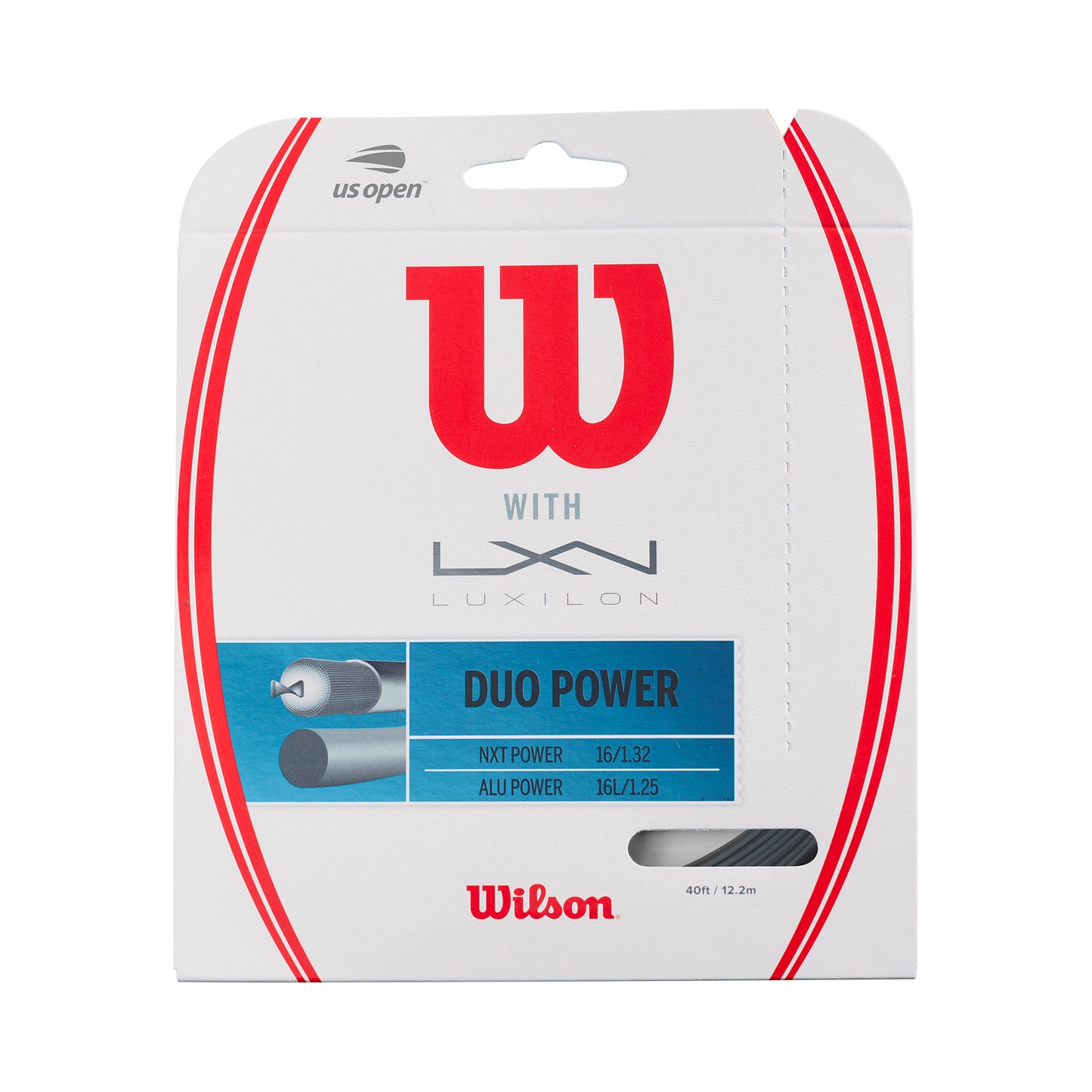 Wilson Duo Power (NXT Power + Alu Power) Výpletová Sada 12,2m-Stříbrná ,Přírodní Barvy Wilson Duo Power (NXT Power + Alu Power) Výpletová Sada 12,2m-Stříbrná ,Přírodní Barvy