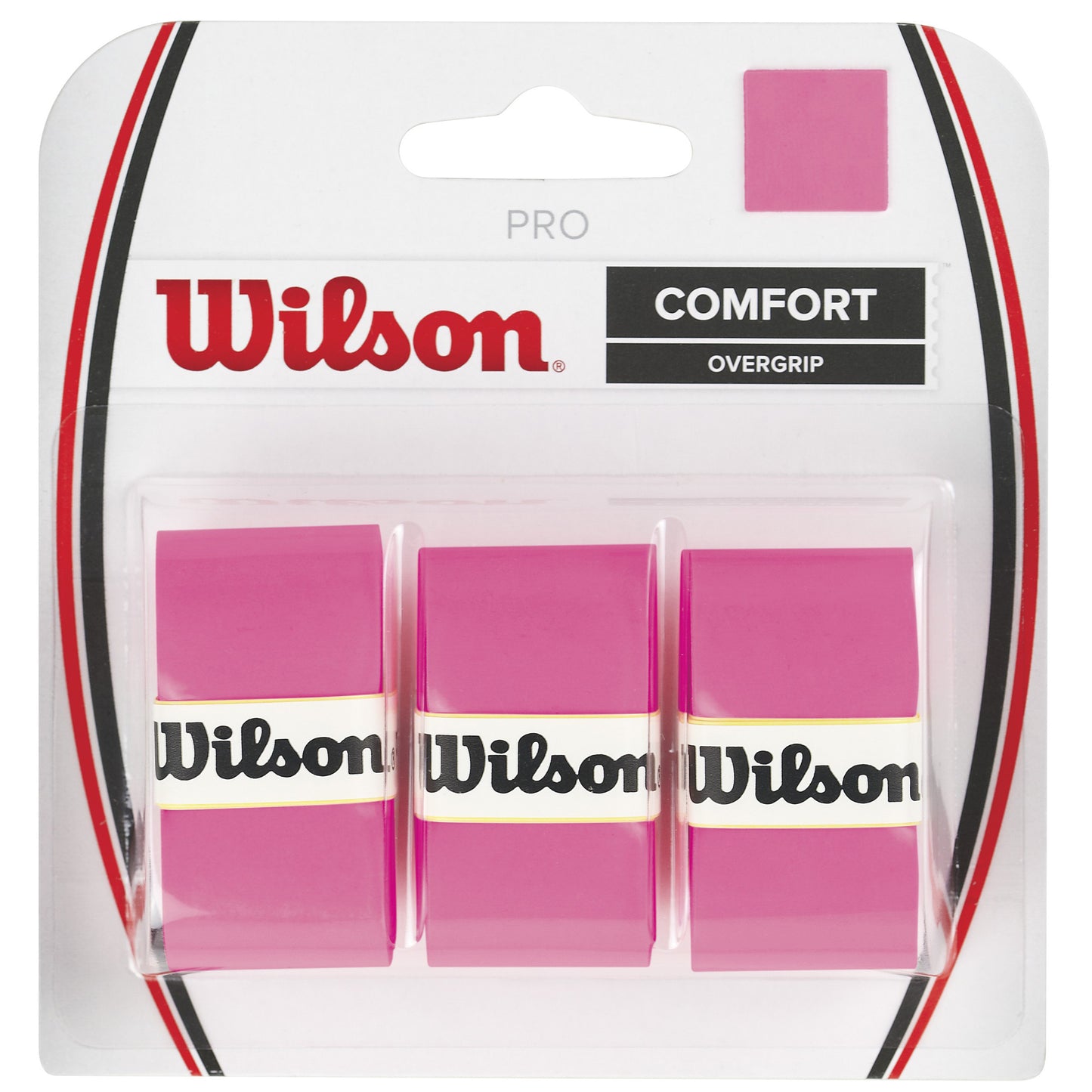 Wilson Pro Overgrip 3ks v baleni - růžová Wilson Pro Overgrip 3ks v baleni - růžová