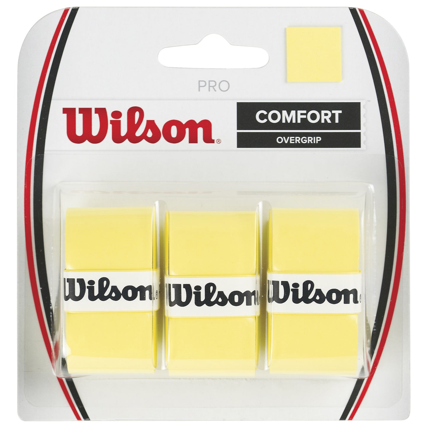 Wilson Pro Overgrip 3ks v baleni - žlutá Wilson Pro Overgrip 3ks v baleni - žlutá