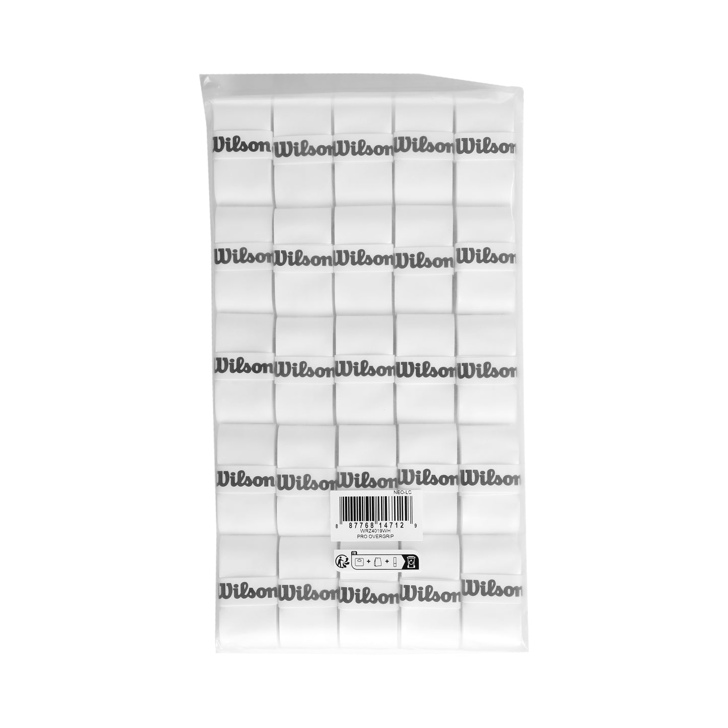 Wilson Pro Overgrip 50ls balení - bílá Wilson Pro Overgrip 50ls balení - bílá