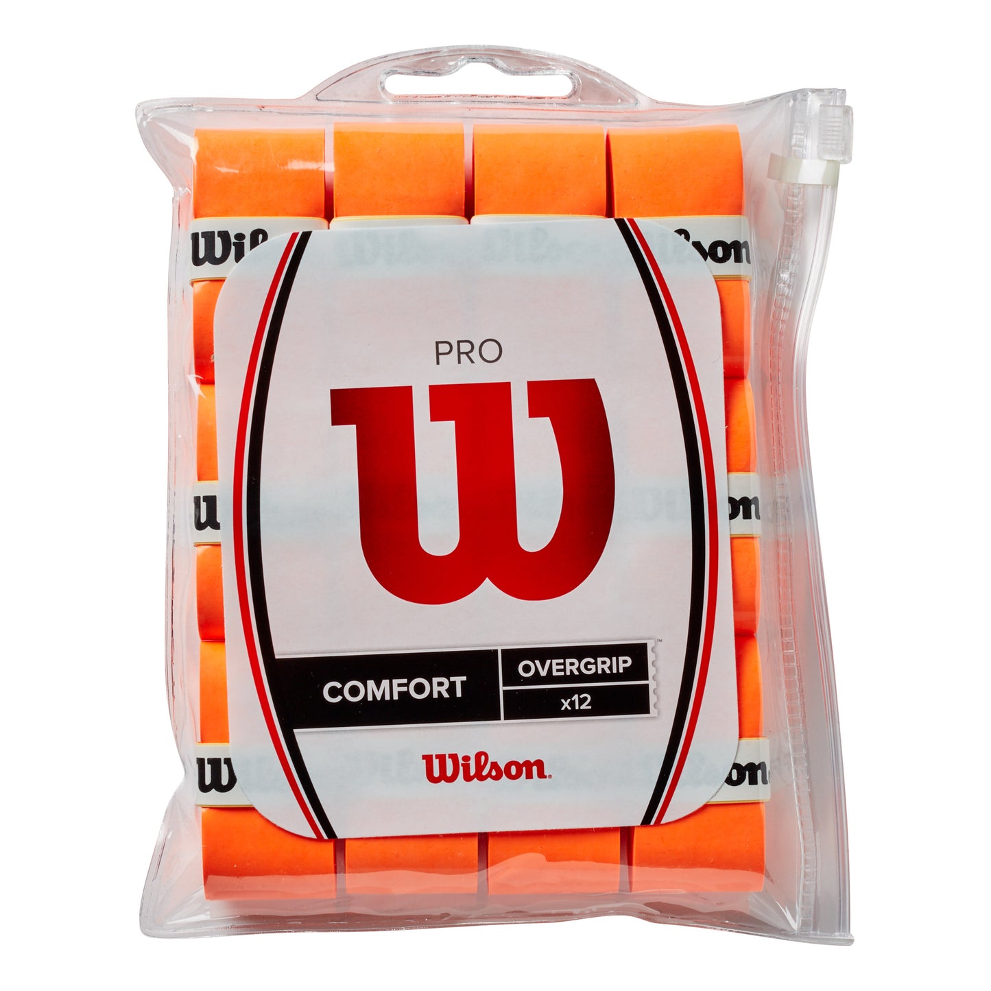 Wilson Burn Pro Overgrip 12ks Baleni-Oranžová Wilson Burn Pro Overgrip 12ks Baleni-Oranžová