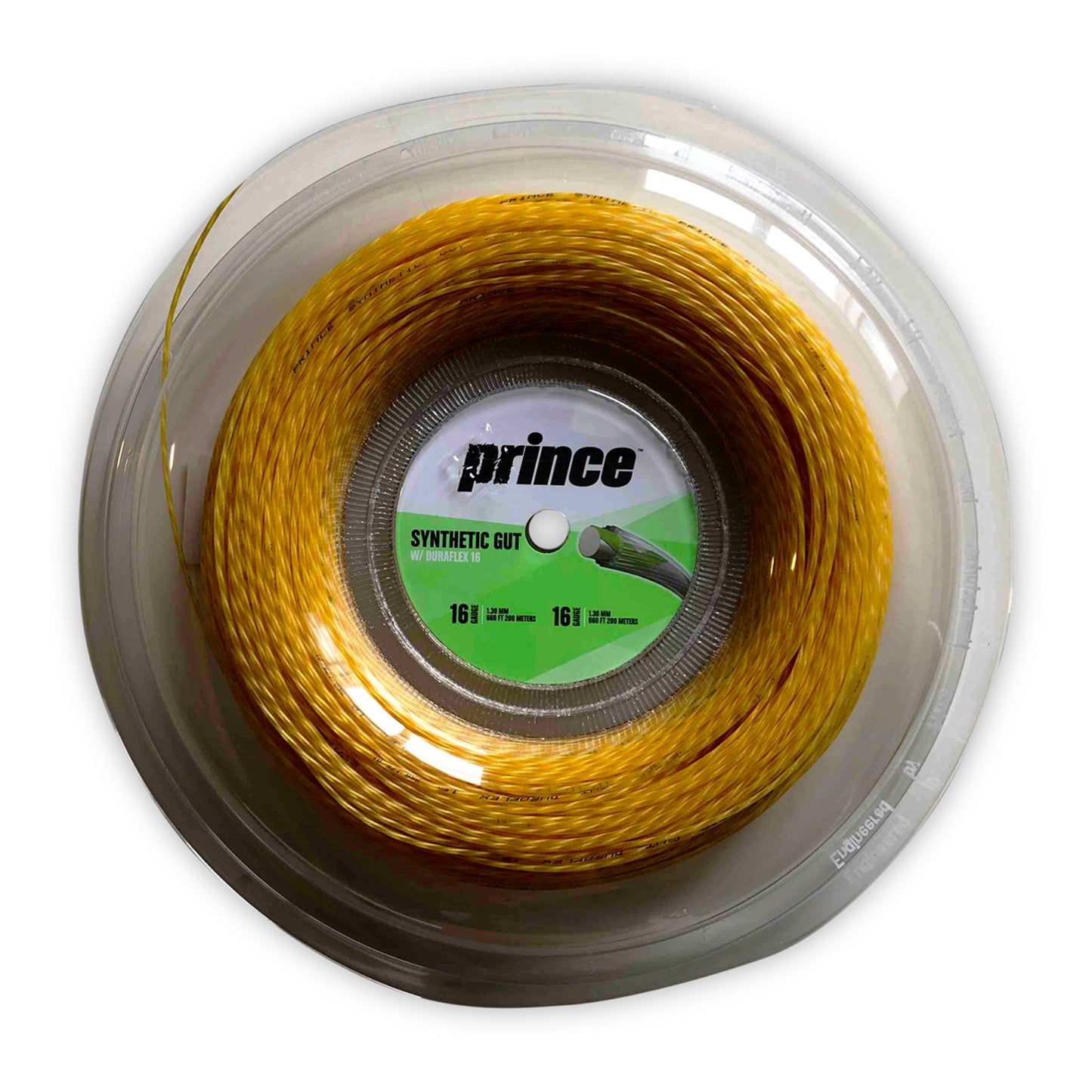 Prince Synthetic Gut Duraflex Výplet-Role 200m-Zlatá Prince Synthetic Gut Duraflex Výplet-Role 200m-Zlatá