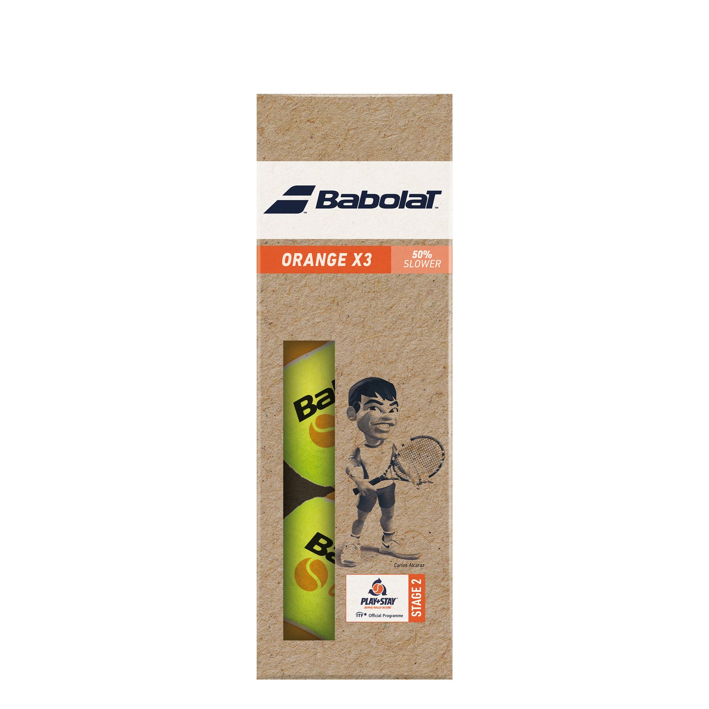 Babolat Orange (Stage 2) 3ks V Dóze Babolat Orange (Stage 2) 3ks V Dóze