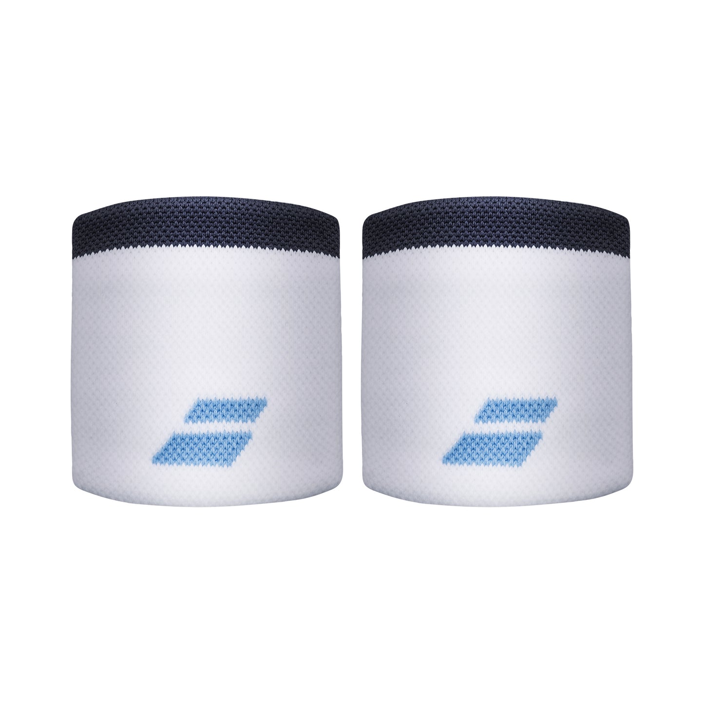 Babolat Logo Potítko krátky - bílá, světle modrá Babolat Logo Potítko krátky - bílá, světle modrá