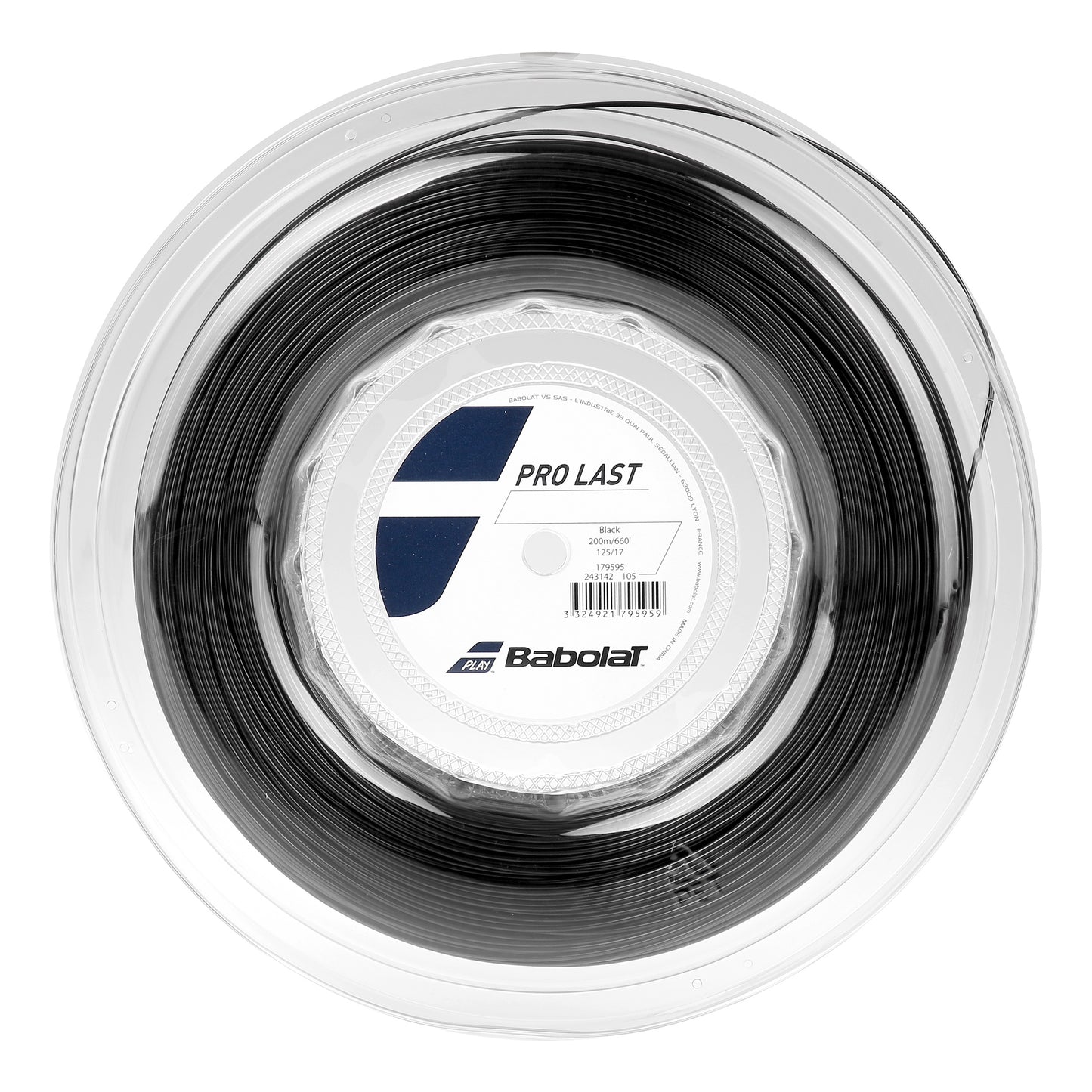 Babolat Pro Last Výplet-Role 200m-Černá Babolat Pro Last Výplet-Role 200m-Černá