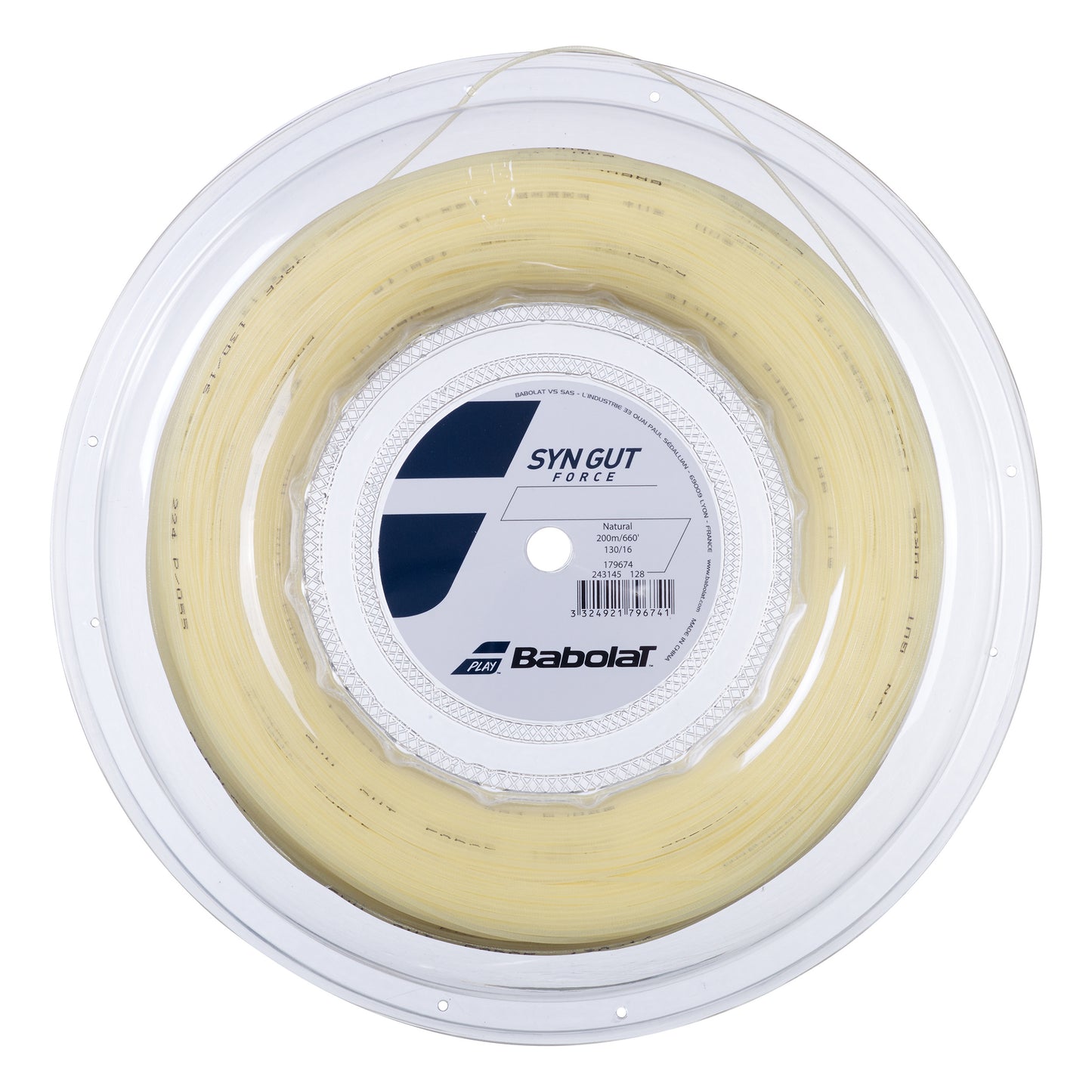 Babolat Synthetic Gut Force Výplet-Role 200m-Přírodní Barvy Babolat Synthetic Gut Force Výplet-Role 200m-Přírodní Barvy
