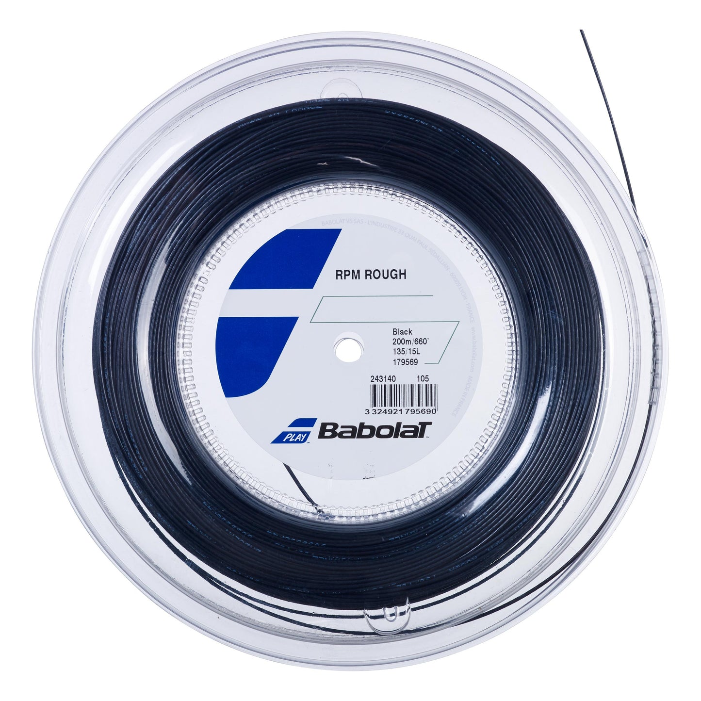 Babolat RPM Blast Rough Výplet - role 200m - černá Babolat RPM Blast Rough Výplet - role 200m - černá