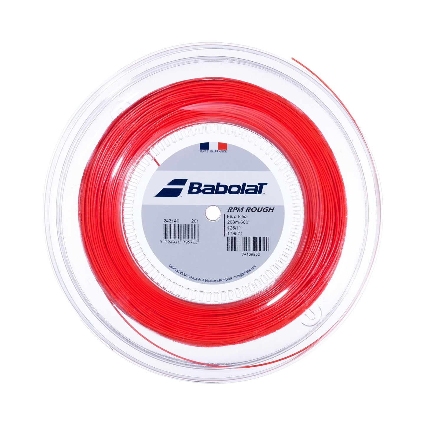 Babolat RPM Blast Rough Výplet-Role 200m-Červená Babolat RPM Blast Rough Výplet-Role 200m-Červená