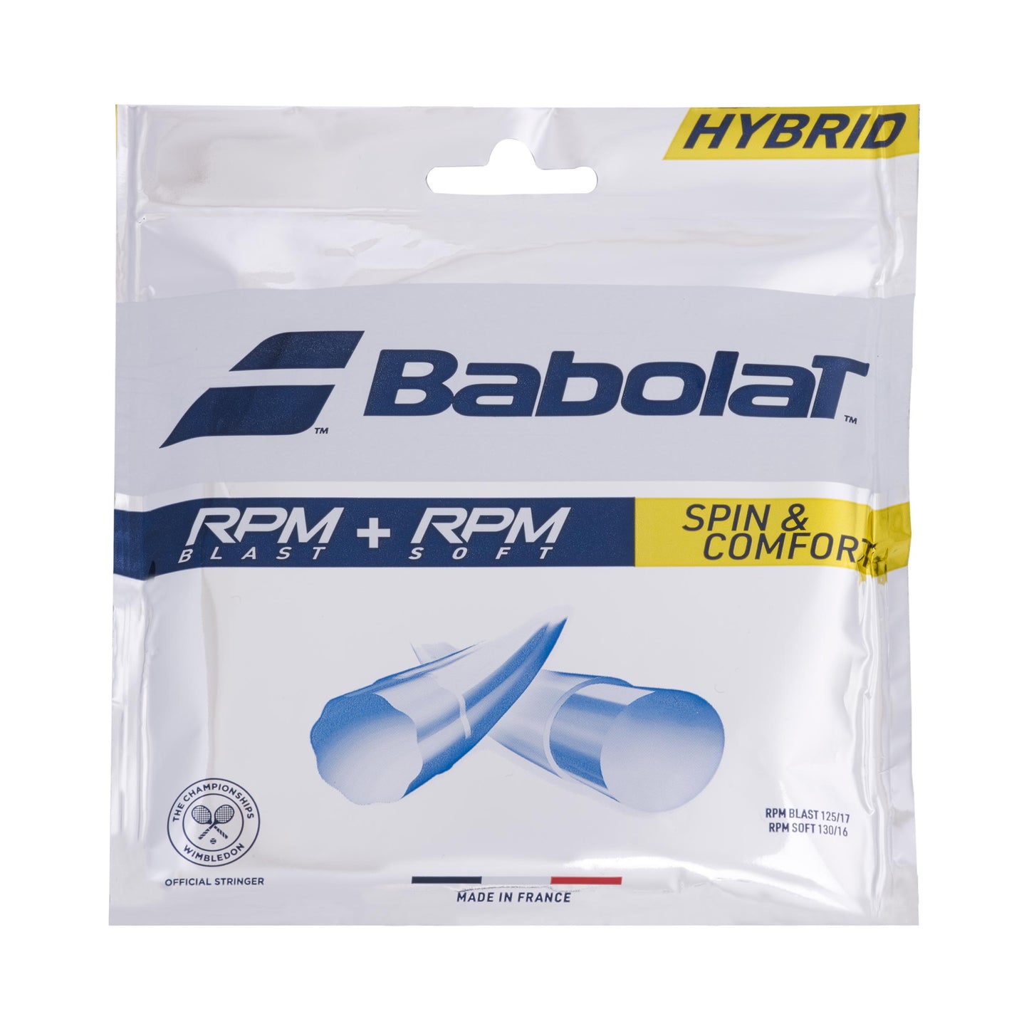 Babolat RPM Blast 125 + RPM Soft 130 Výpletová Sada-Šedá Babolat RPM Blast 125 + RPM Soft 130 Výpletová Sada-Šedá