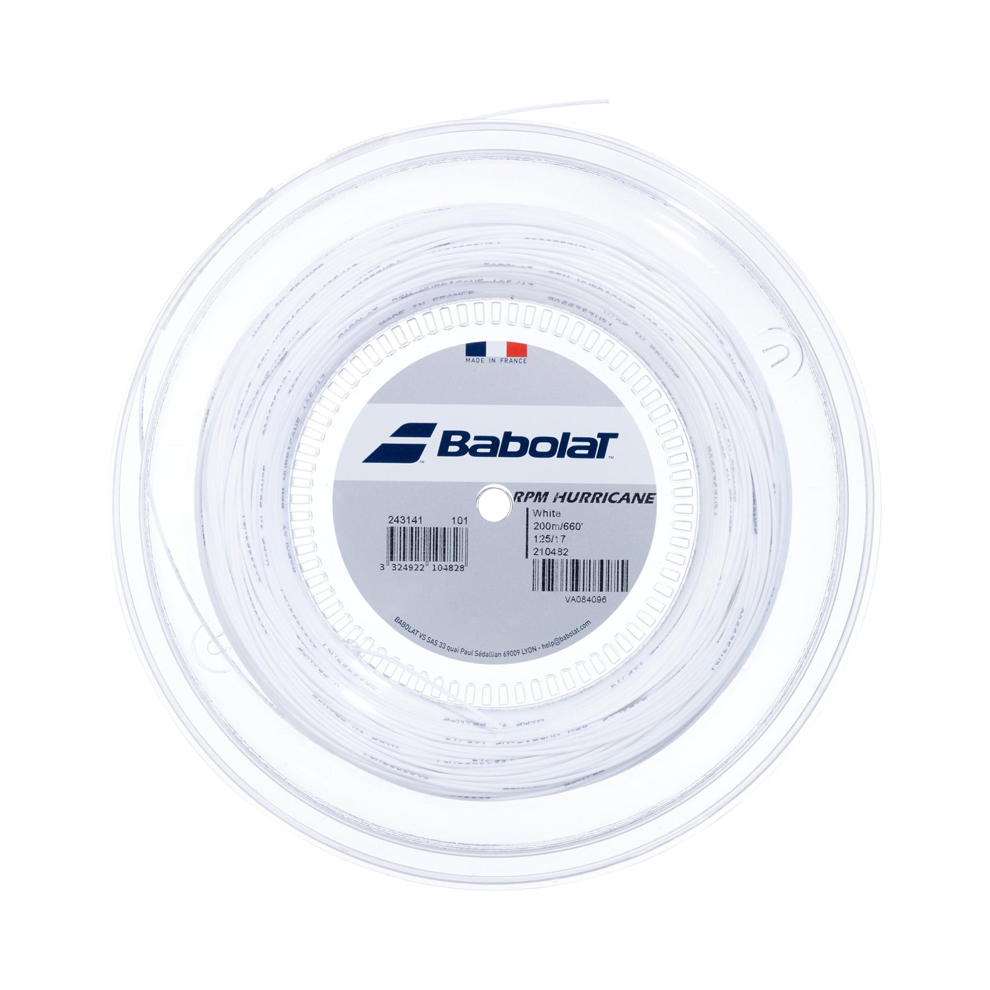 Babolat RPM Hurricane Výplet-Role 200m-Bílá Babolat RPM Hurricane Výplet-Role 200m-Bílá