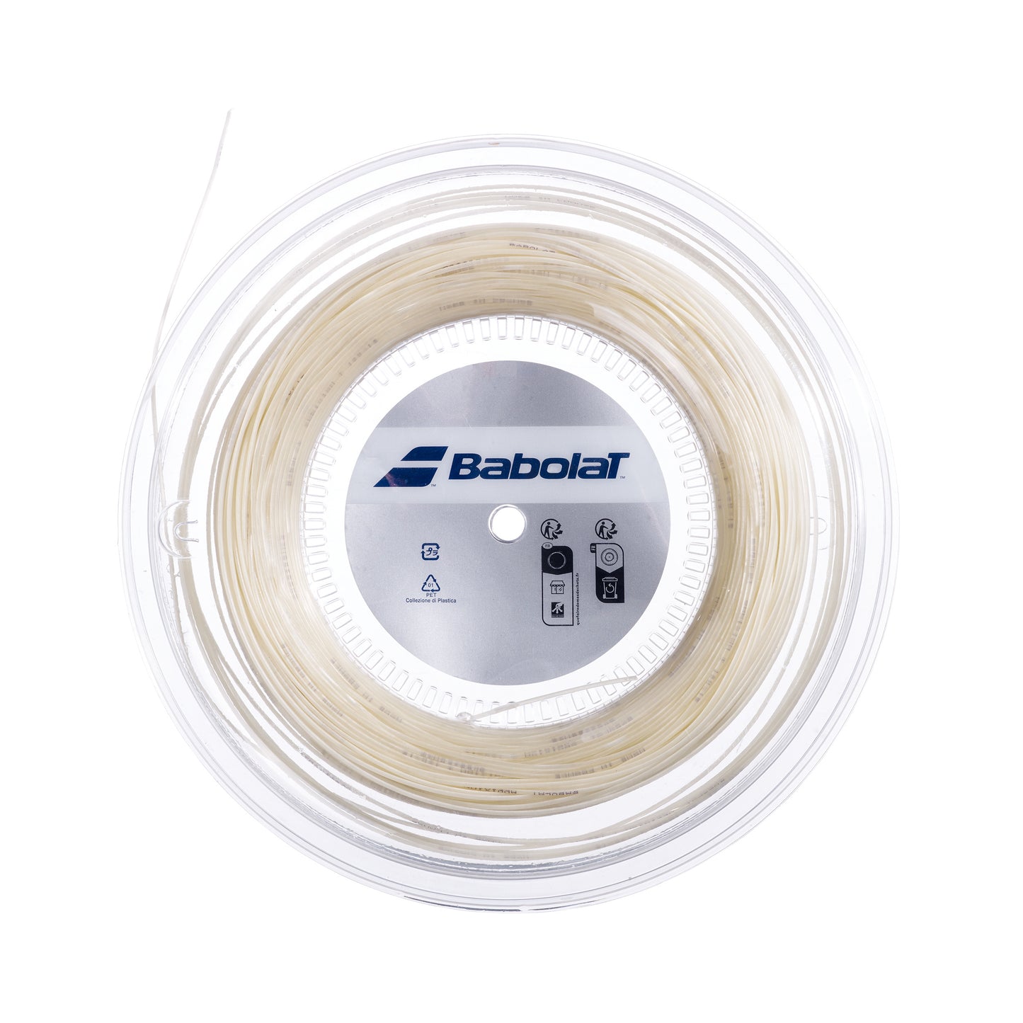 Babolat Addixion Výplet - Role 200m - Bílá Babolat Addixion Výplet - Role 200m - Bílá