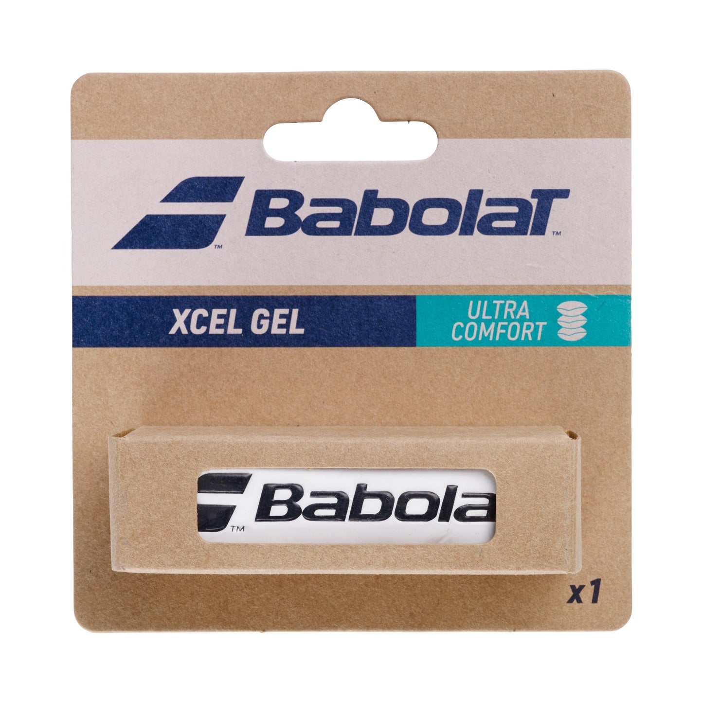 Babolat Xcel Gel 1ks V Balení-Bílá Babolat Xcel Gel 1ks V Balení-Bílá