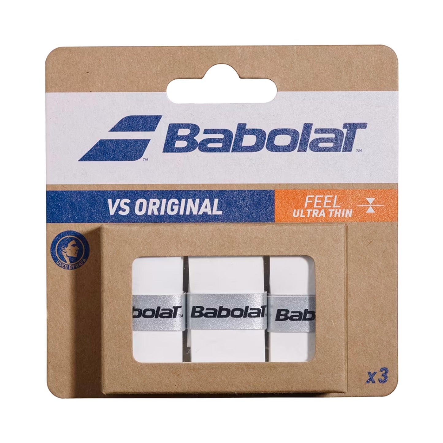 Babolat VS Grip Original 3ks V Baleni - Bílá Babolat VS Grip Original 3ks V Baleni - Bílá