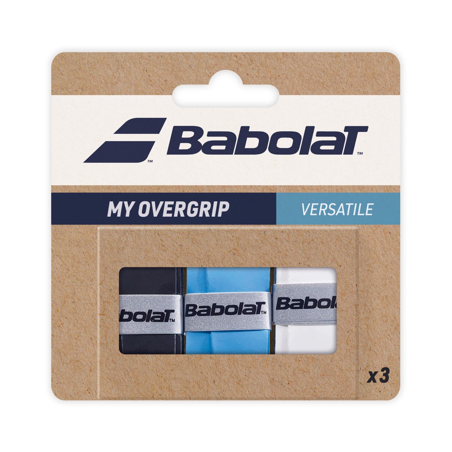 Babolat My Overgrip 3ks v baleni - černá, bílá Babolat My Overgrip 3ks v baleni - černá, bílá