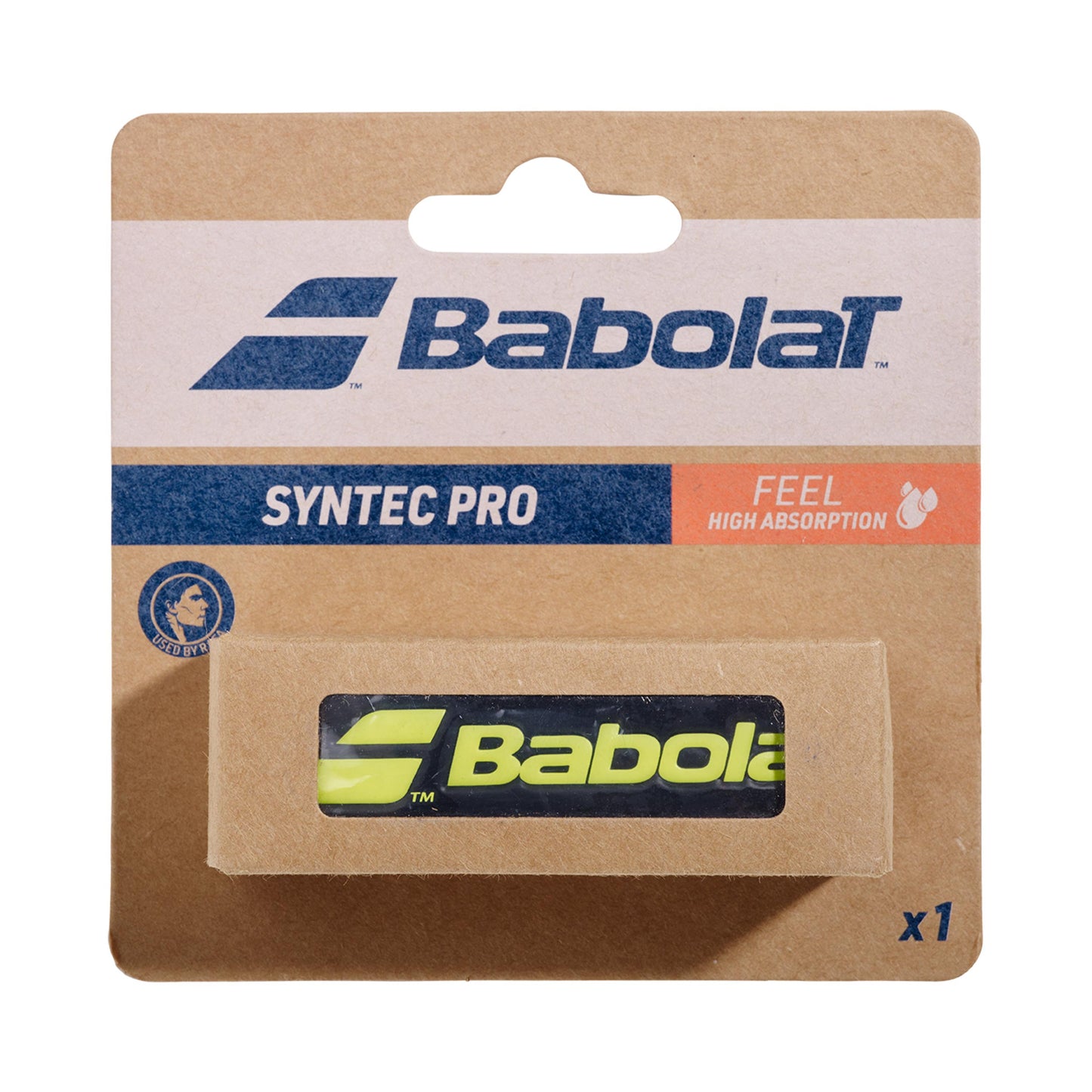 Babolat Syntec Pro Grip 1ks V Balení-Černá,Žlutá Babolat Syntec Pro Grip 1ks V Balení-Černá,Žlutá