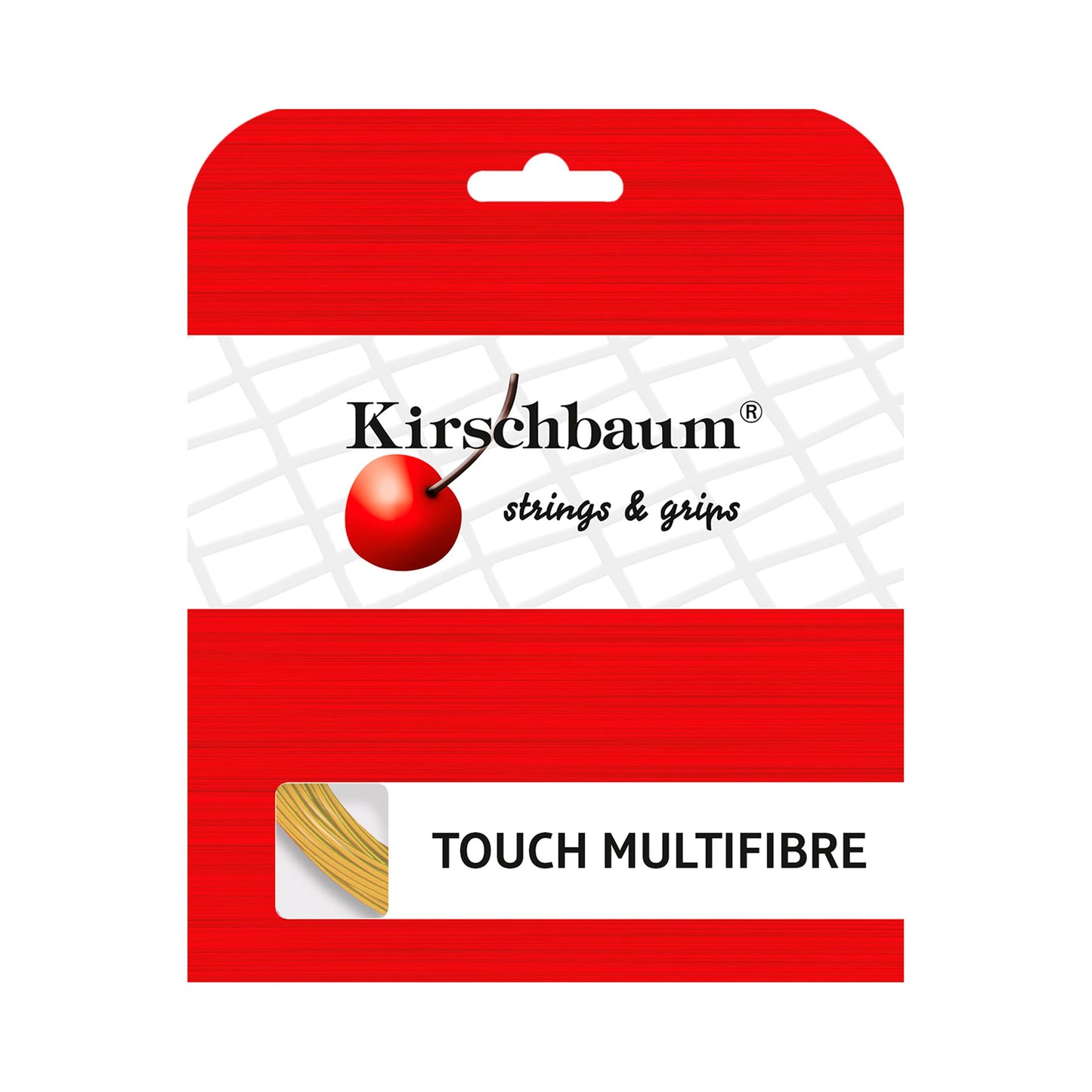 Kirschbaum Touch Multifibre Výpletová Sada 12m-Žlutá Kirschbaum Touch Multifibre Výpletová Sada 12m-Žlutá