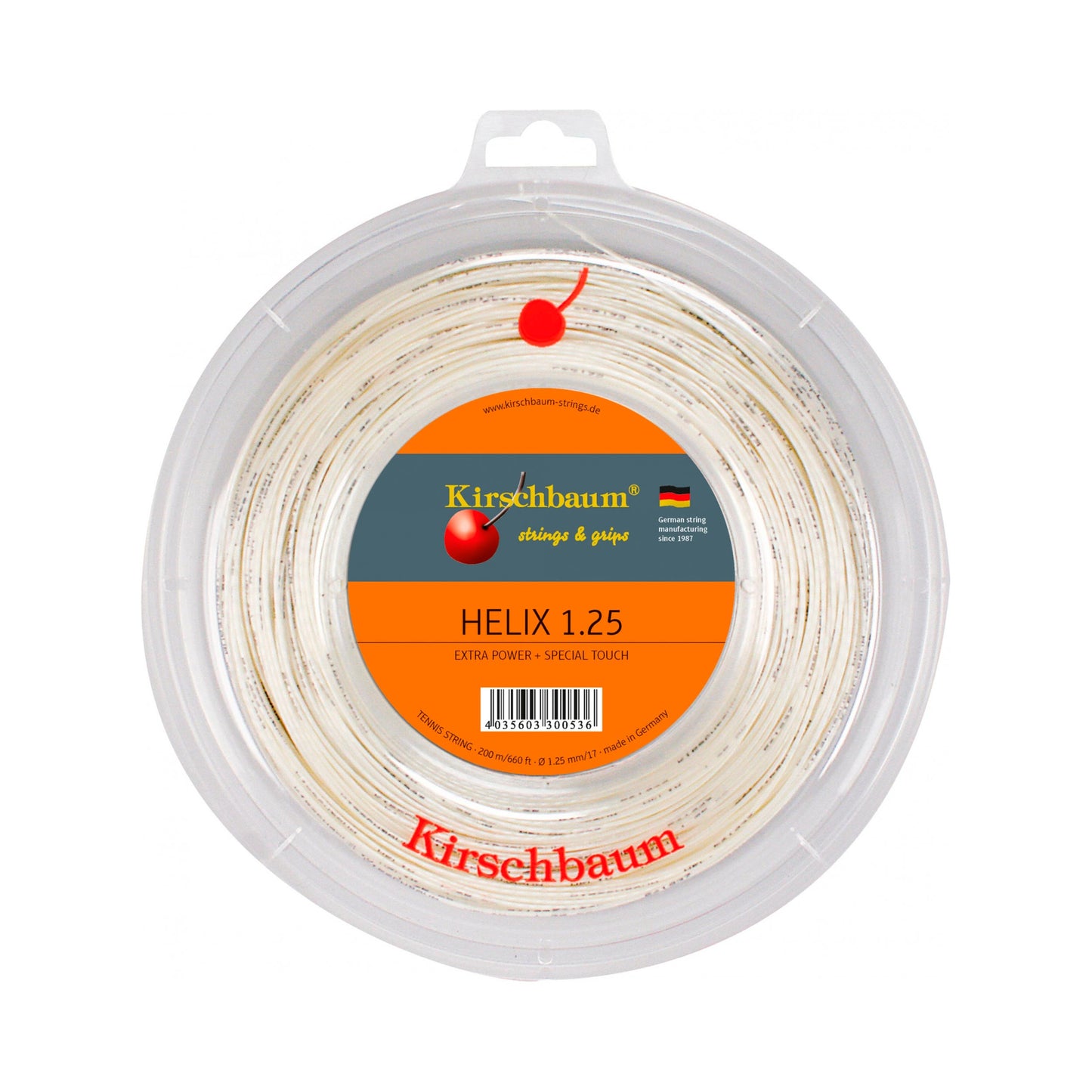 Kirschbaum Helix Výplet-Role 200m-Bílá Kirschbaum Helix Výplet-Role 200m-Bílá