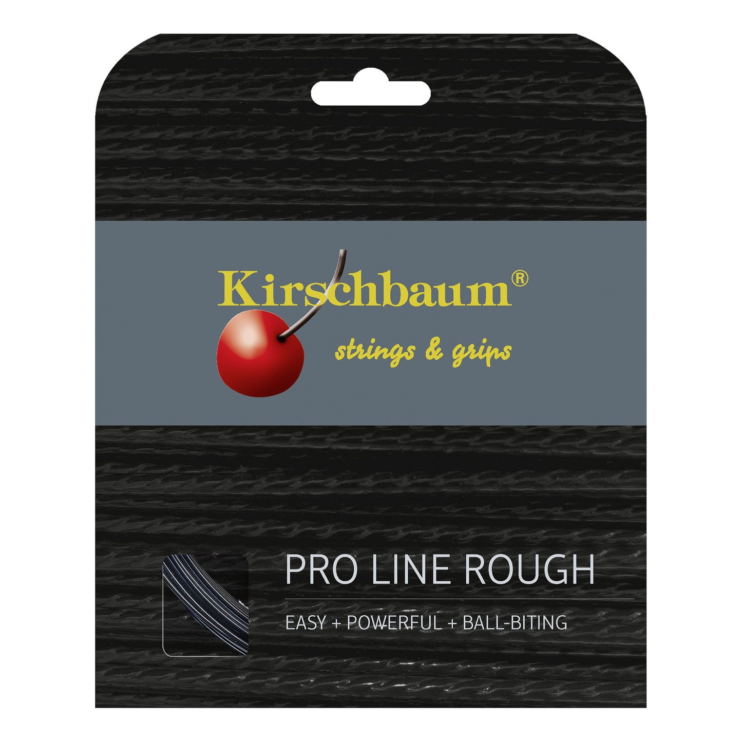 Kirschbaum Pro Line Rough Výpletová Sada 12m-Černá Kirschbaum Pro Line Rough Výpletová Sada 12m-Černá