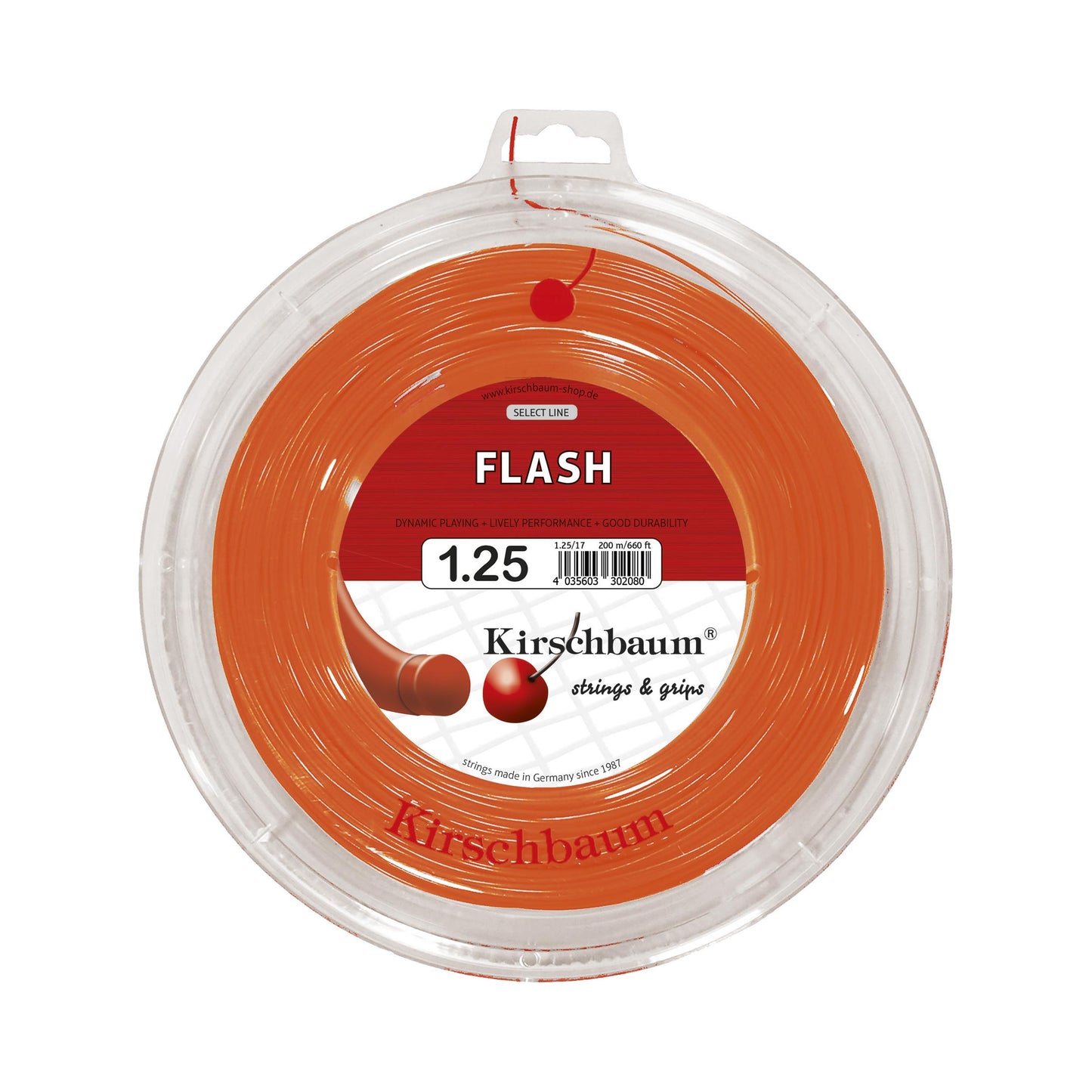 Kirschbaum Flash Výplet-Role 200m-Oranžová Kirschbaum Flash Výplet-Role 200m-Oranžová