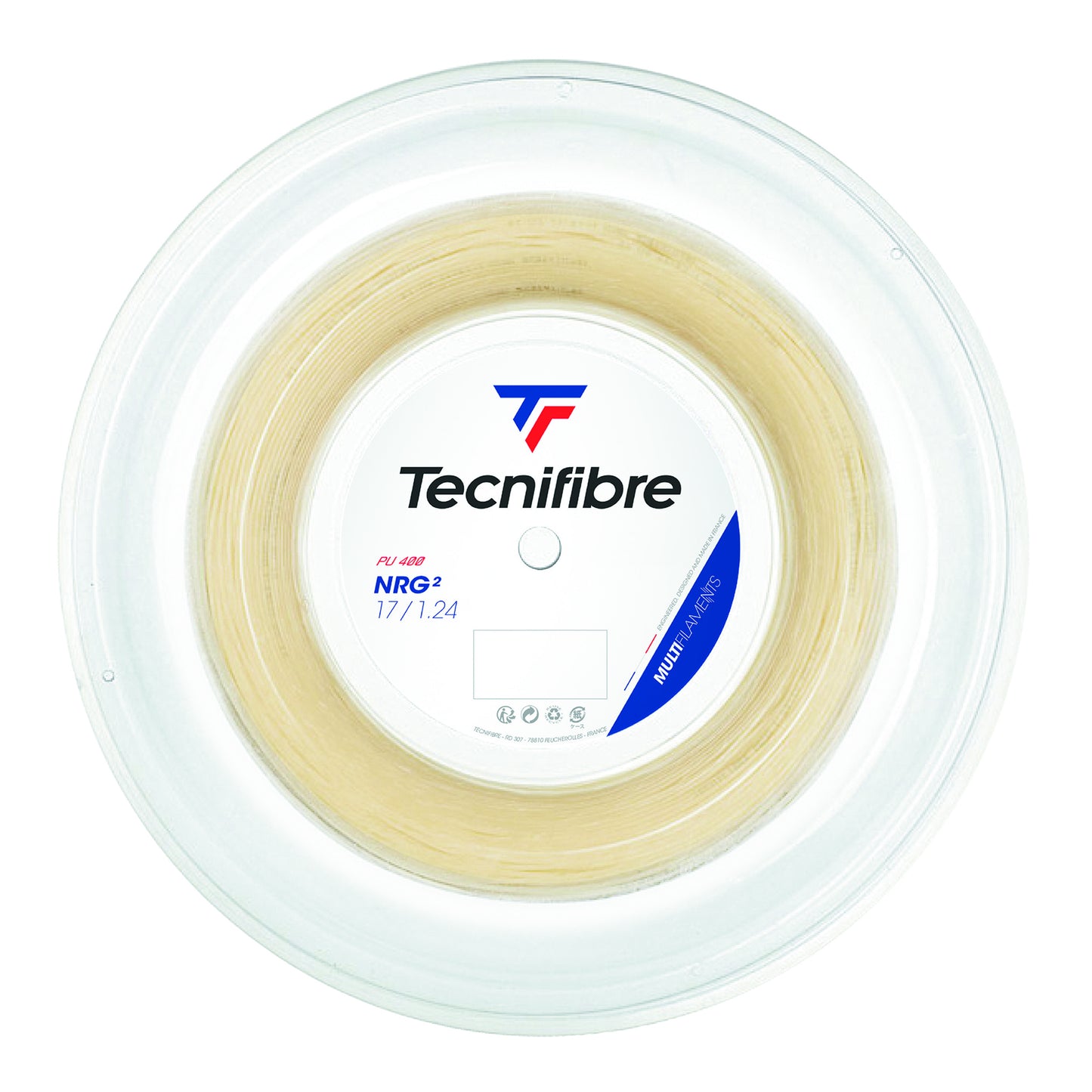 Tecnifibre NRG² 200m Výplet-Role-Přírodní Barvy Tecnifibre NRG² 200m Výplet-Role-Přírodní Barvy