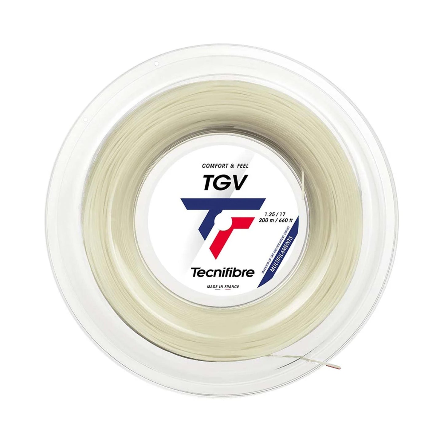Tecnifibre TGV 200m Výplet-Role-Přírodní Barvy Tecnifibre TGV 200m Výplet-Role-Přírodní Barvy