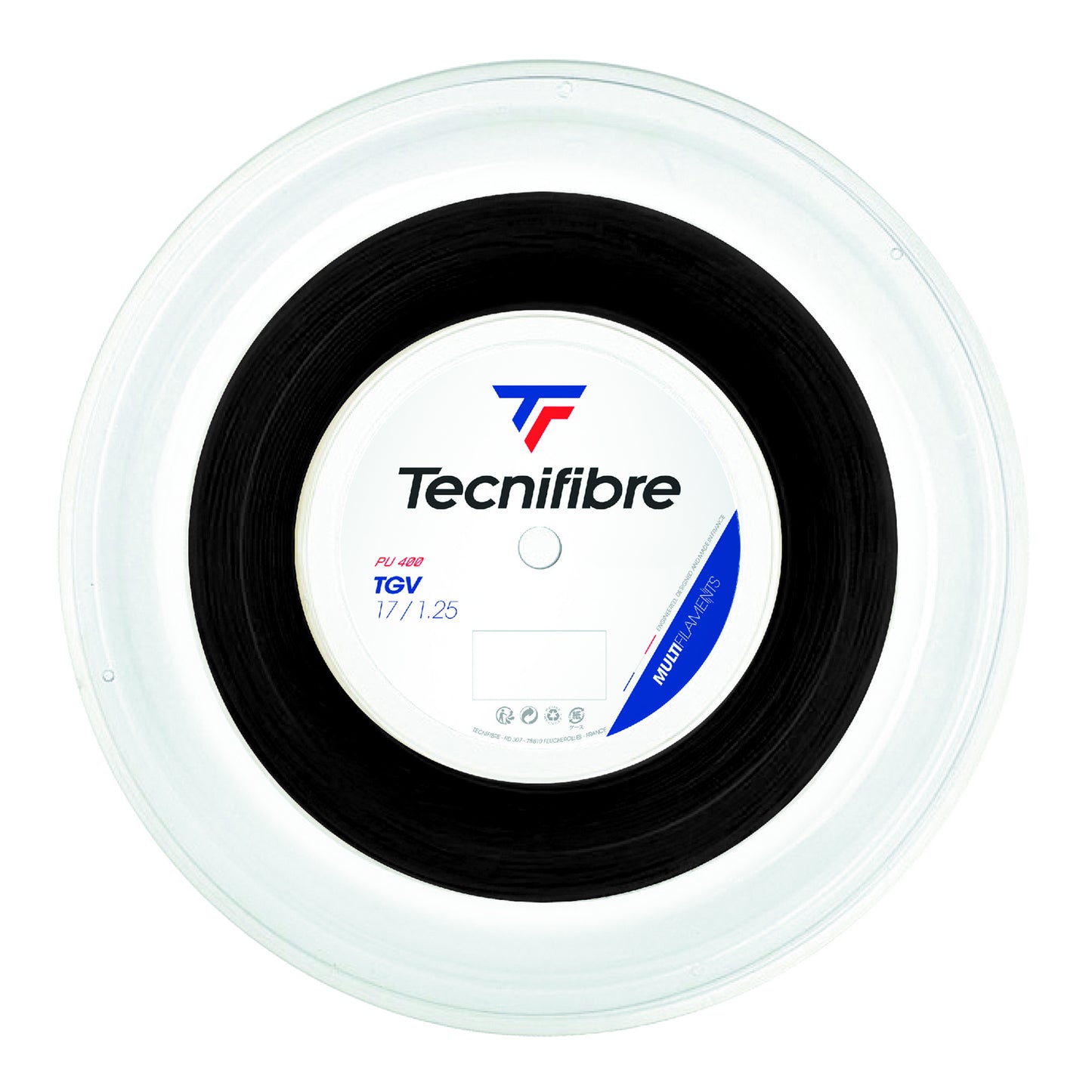 Tecnifibre TGV 200m Výplet-Role-Černá Tecnifibre TGV 200m Výplet-Role-Černá