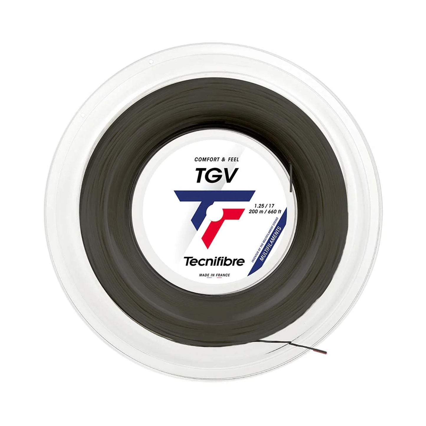 Tecnifibre TGV 200m Výplet-Role-Černá Tecnifibre TGV 200m Výplet-Role-Černá