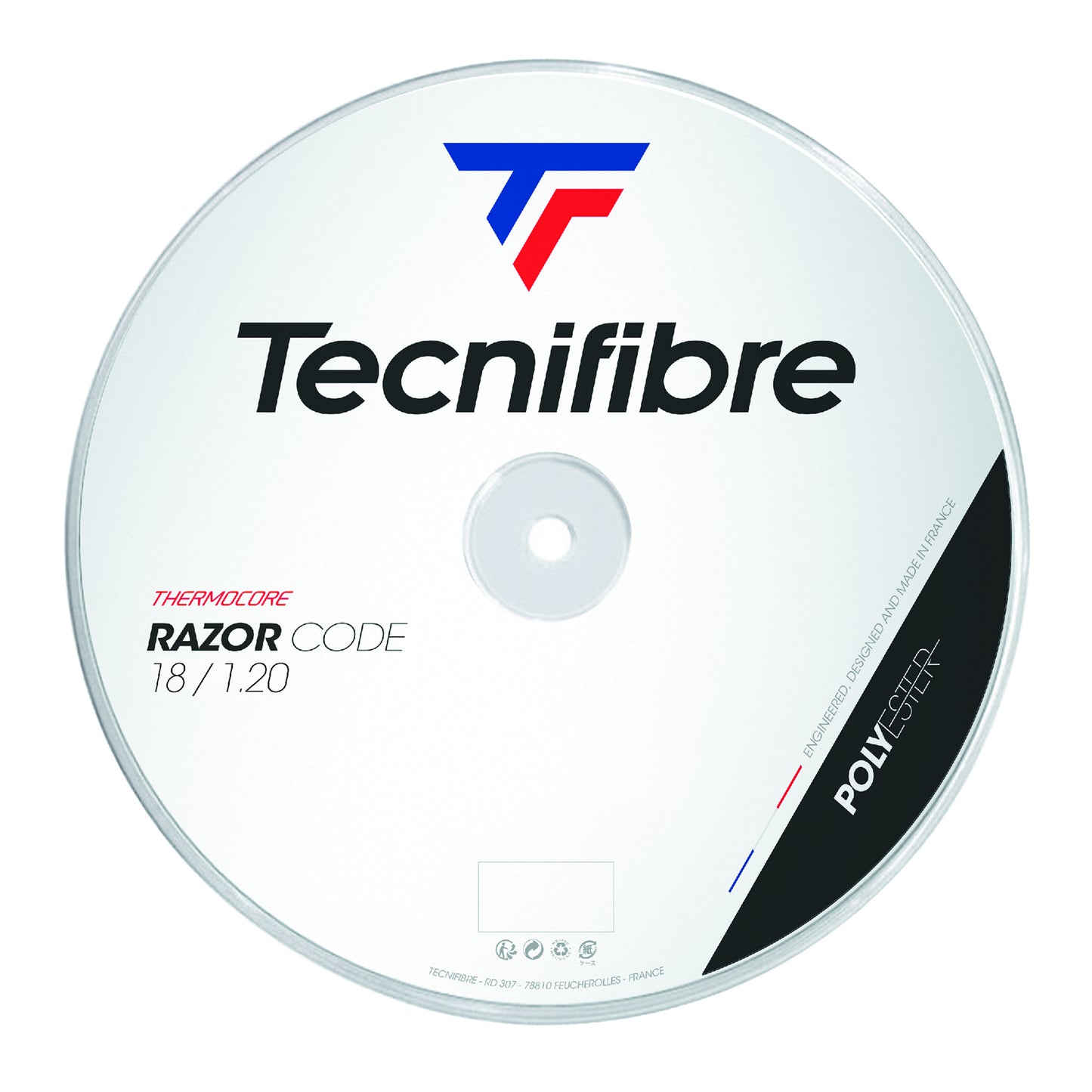 Tecnifibre Razor Code 200m Výplet-Role-Bílá Tecnifibre Razor Code 200m Výplet-Role-Bílá