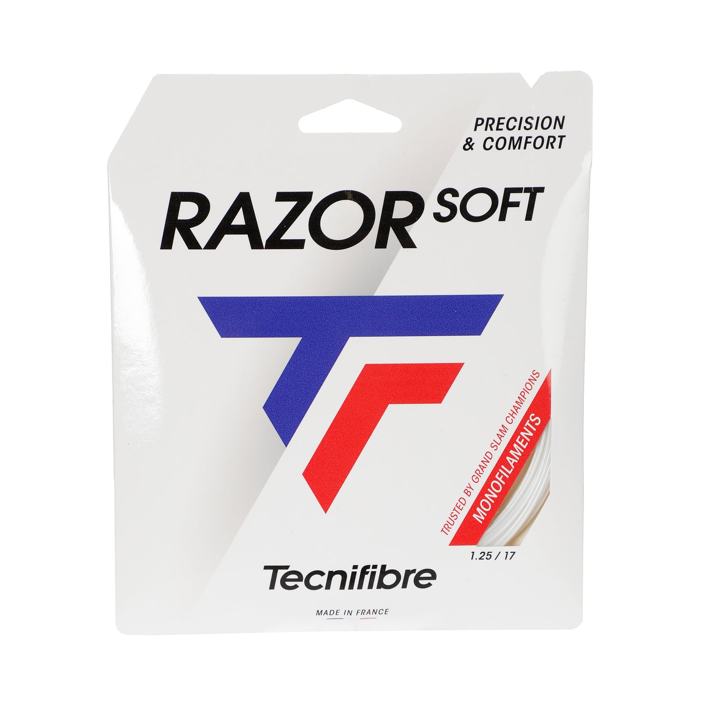 Tecnifibre Razor Soft 12m Výpletová Sada-Bílá Tecnifibre Razor Soft 12m Výpletová Sada-Bílá