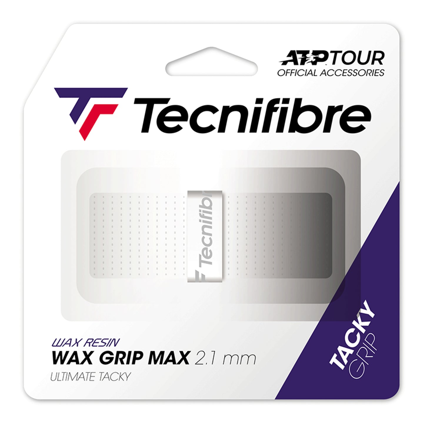 Tecnifibre Wax Max Grip 1ks V Balení-Bílá Tecnifibre Wax Max Grip 1ks V Balení-Bílá