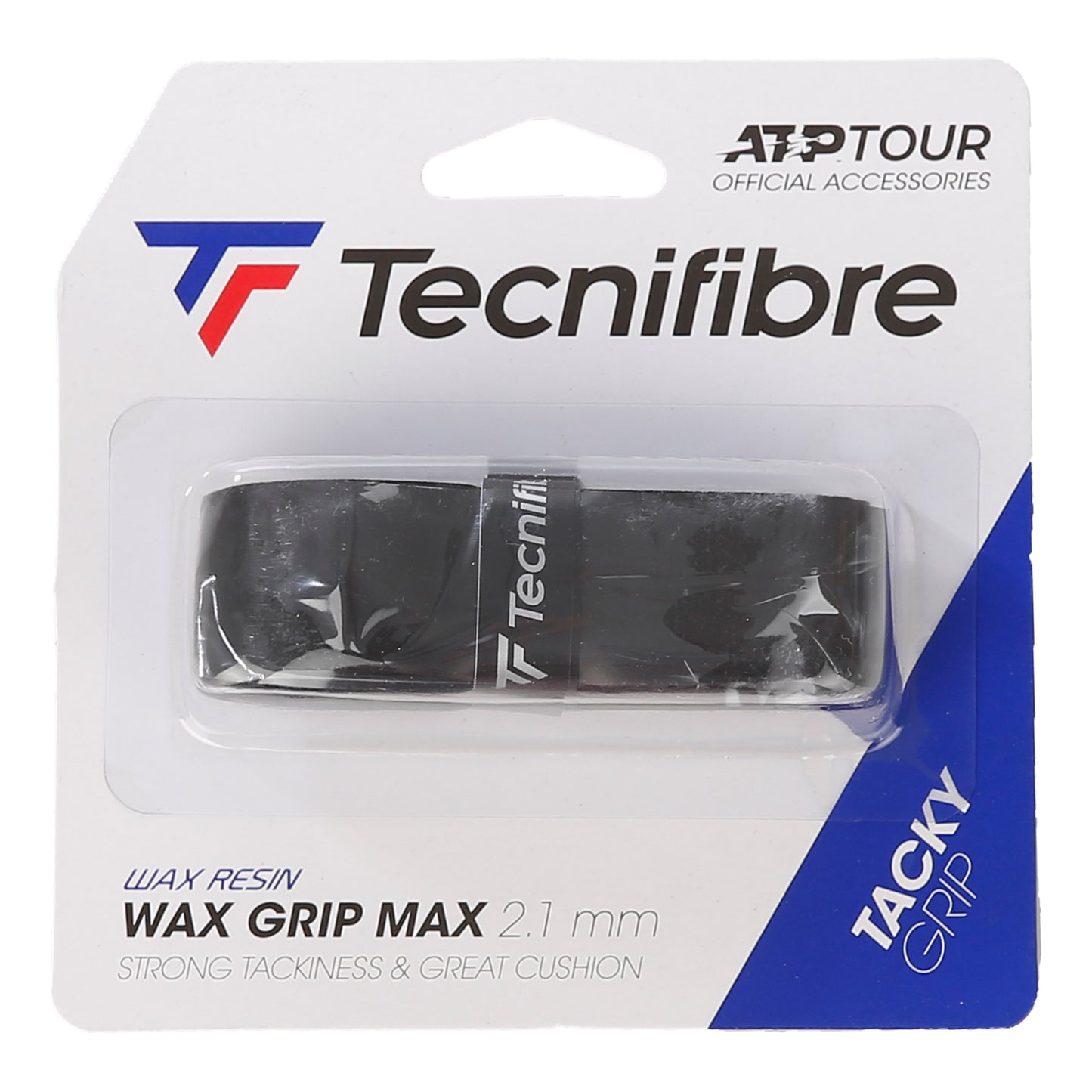 Tecnifibre Wax Max Grip 1ks V Balení-Černá Tecnifibre Wax Max Grip 1ks V Balení-Černá
