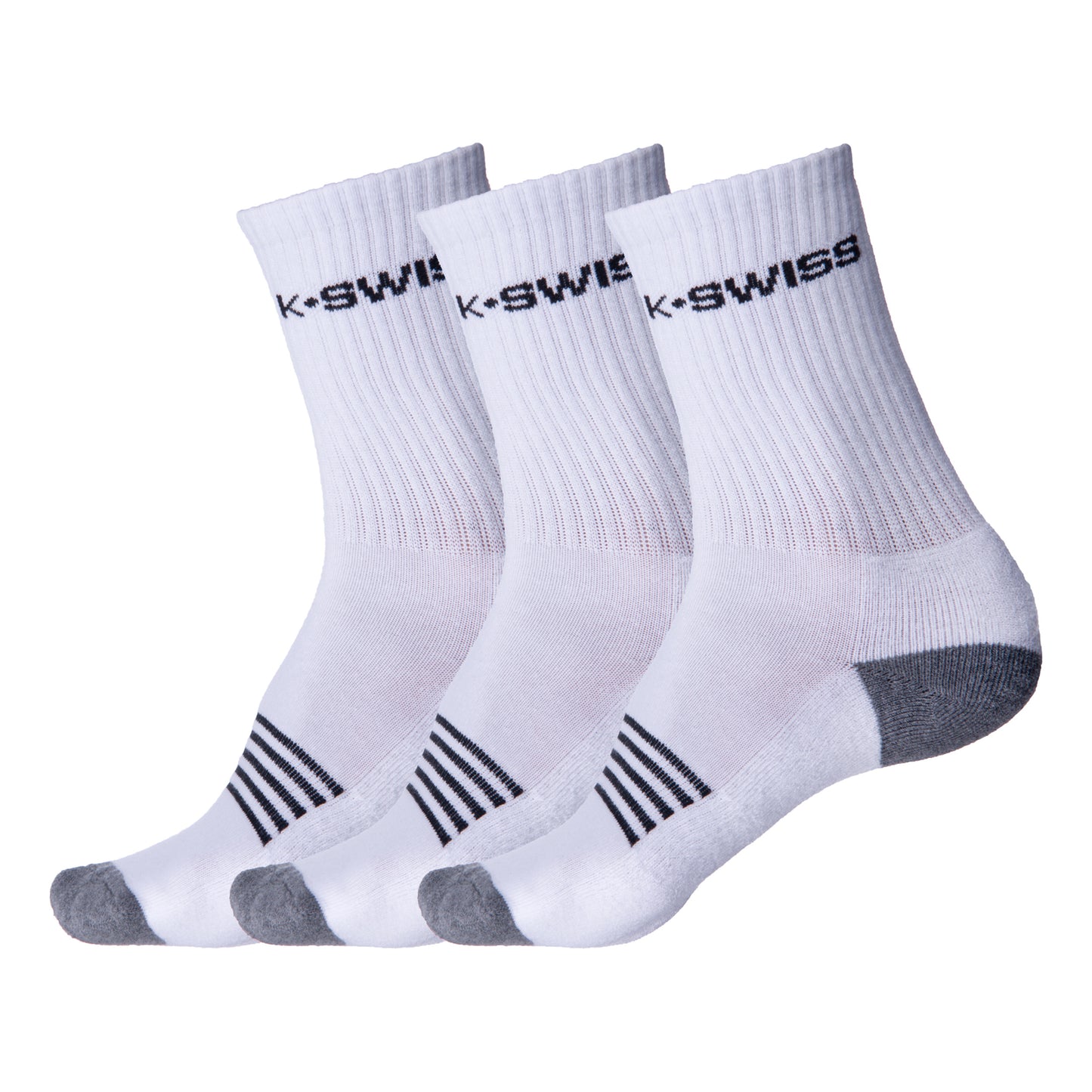 K-Swiss Tenisové ponožky 3ks v baleni Muži - bílá, černá K-Swiss Tenisové ponožky 3ks v baleni Muži - bílá, černá